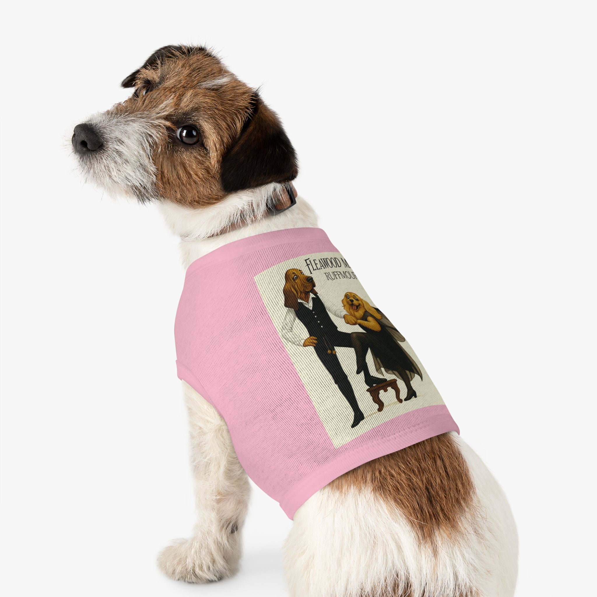Fleetwoof Mac Ruffmours Pet Tank Top -- Funny Fleetwood Mac Parody Shirt for Dog Lovers