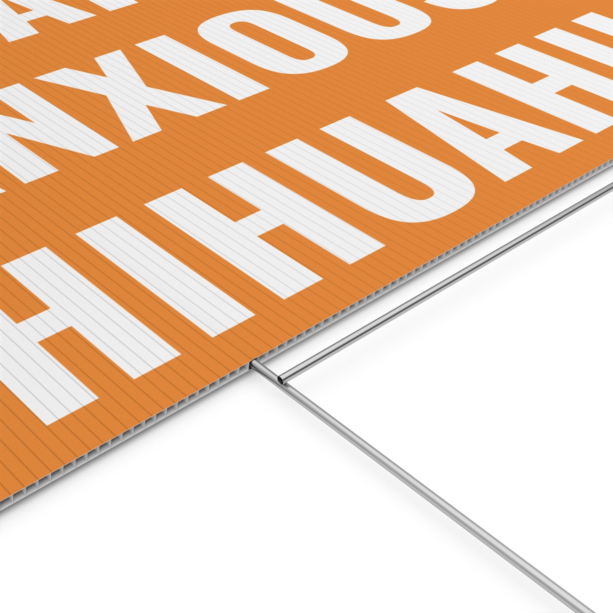 Copy of Beware of Anxious Chihuahua Yard Sign - Funny Dog Warning Plastic Lawn Sign