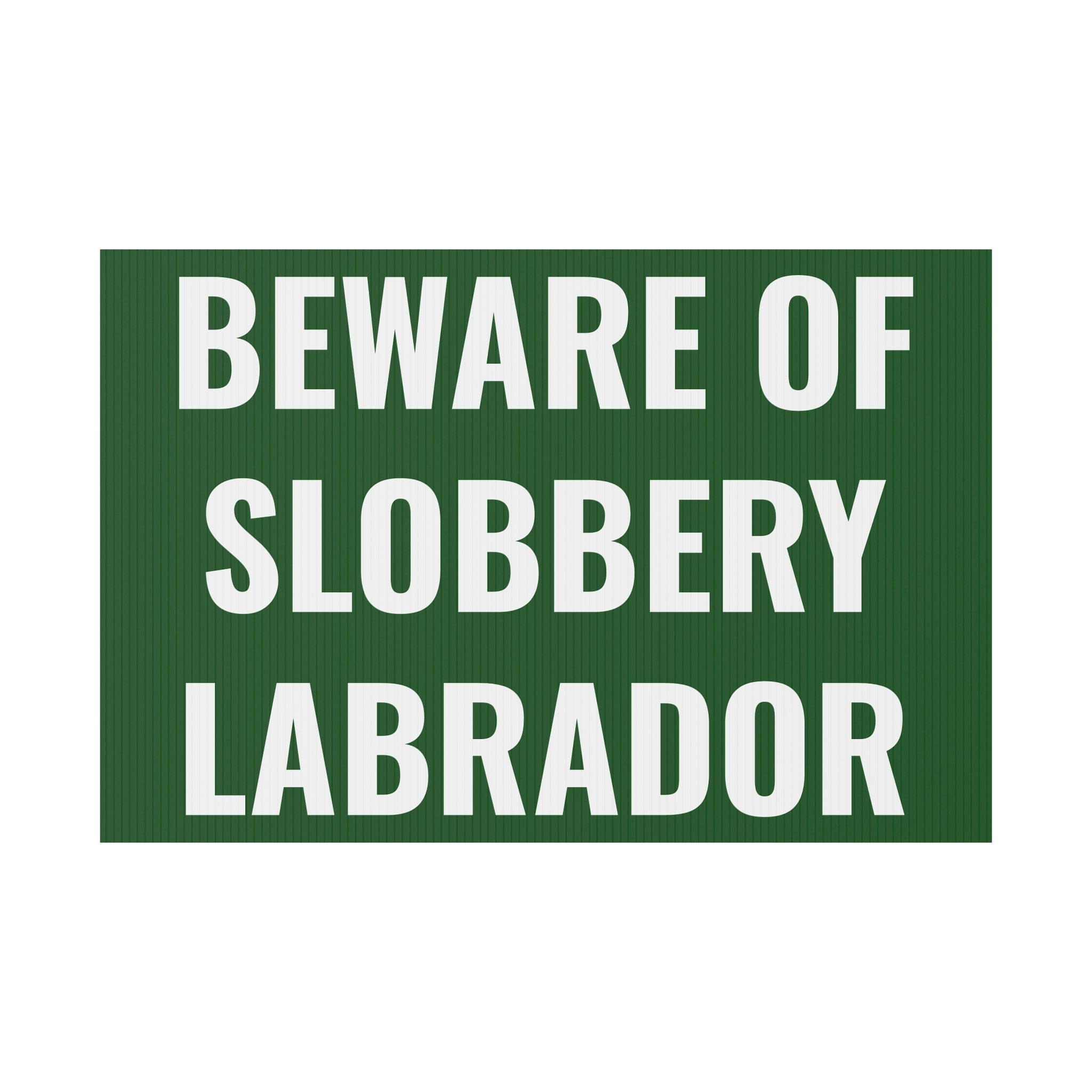 Copy of Beware of Anxious Chihuahua Yard Sign - Funny Dog Warning Plastic Lawn Sign