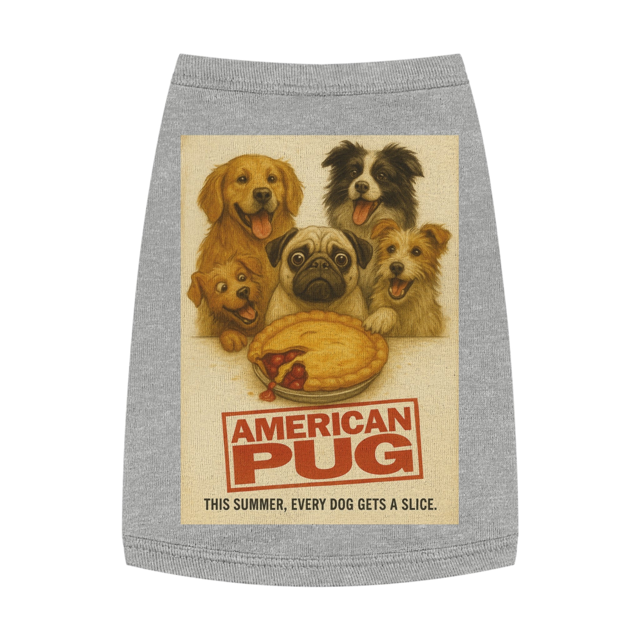American Pug Pet Tank Top-- Funny Parody Shirt for Dog Lovers