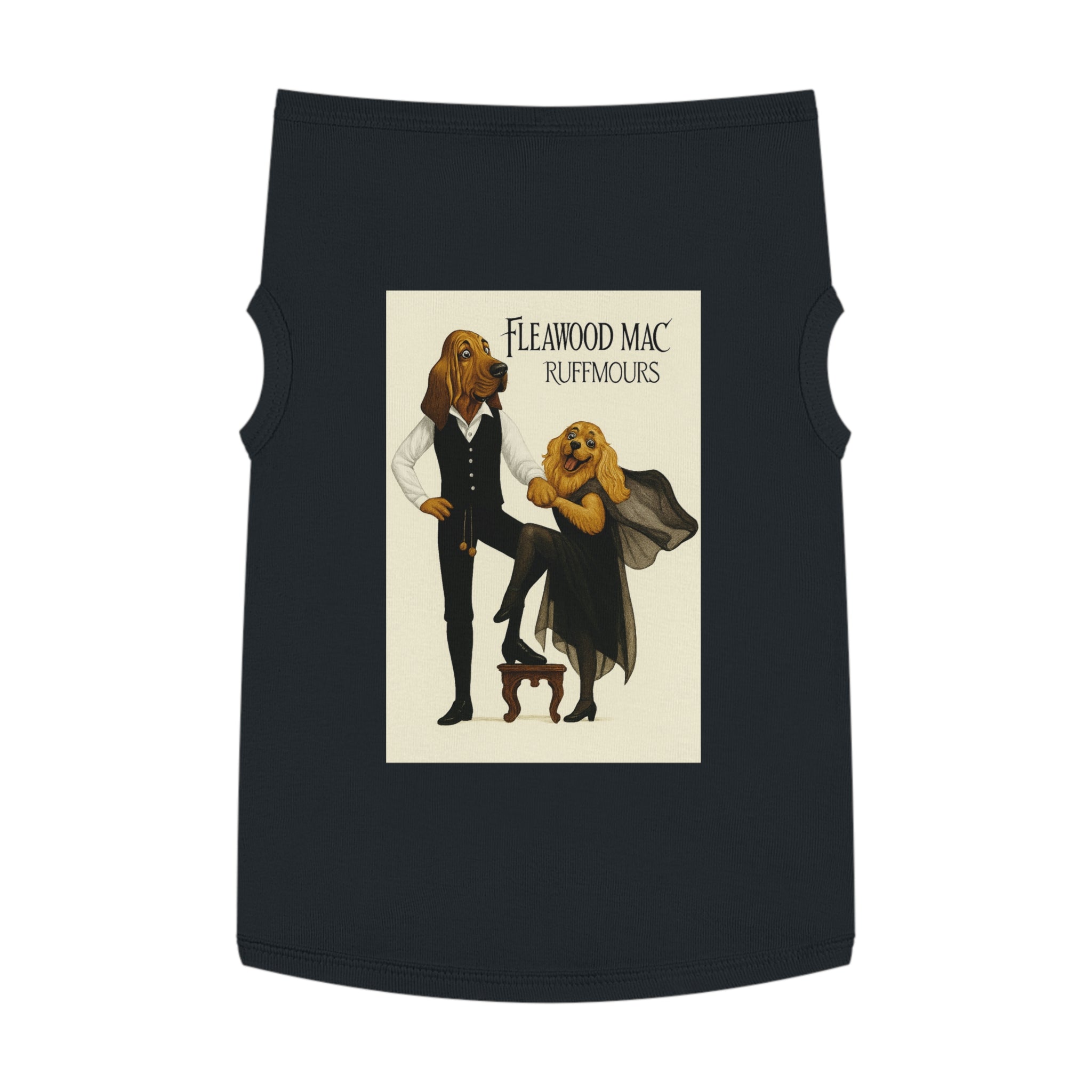 Fleetwoof Mac Ruffmours Pet Tank Top -- Funny Fleetwood Mac Parody Shirt for Dog Lovers