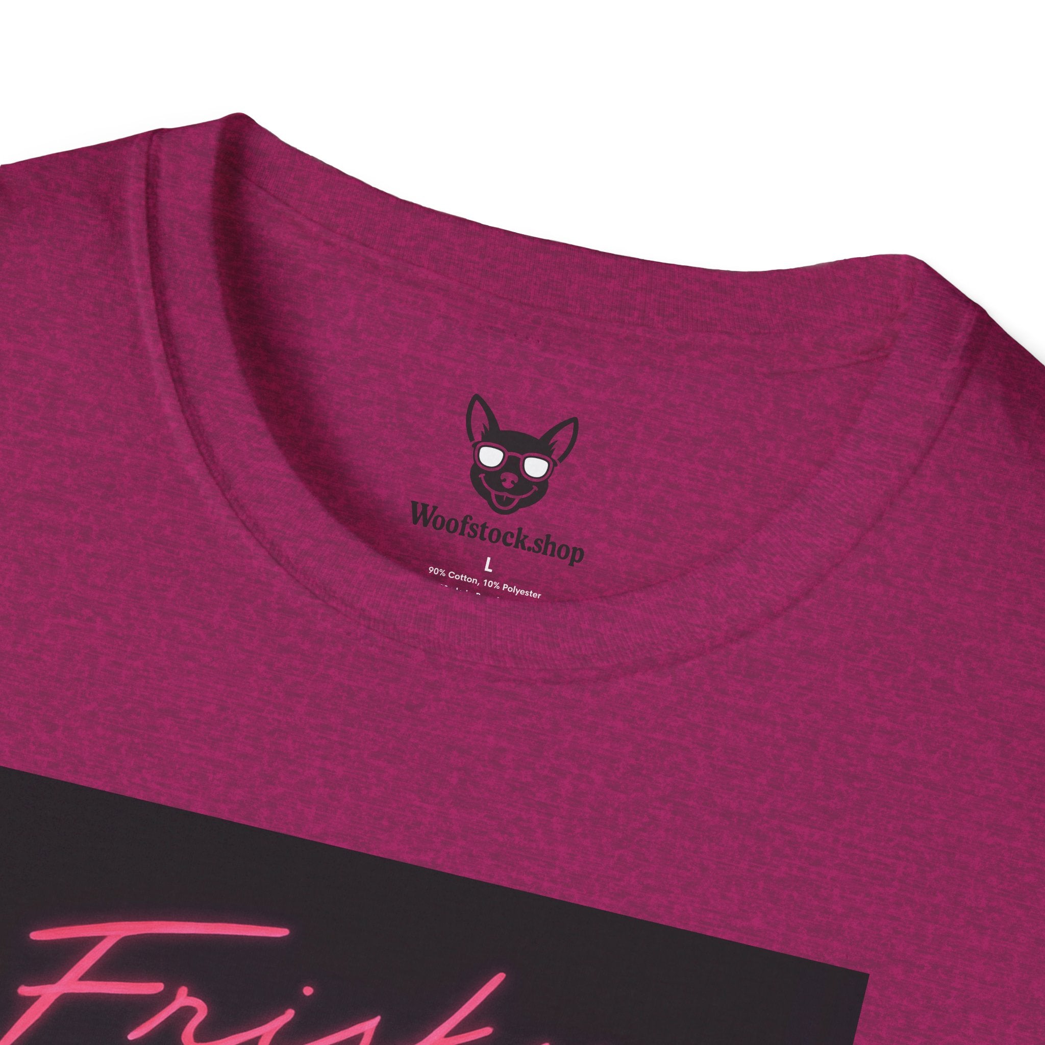 Risky Business Movie Poster Dog Parody Unisex Softstyle T-Shirt -- Funny Dog Movie Tee for Film and Dog Lovers