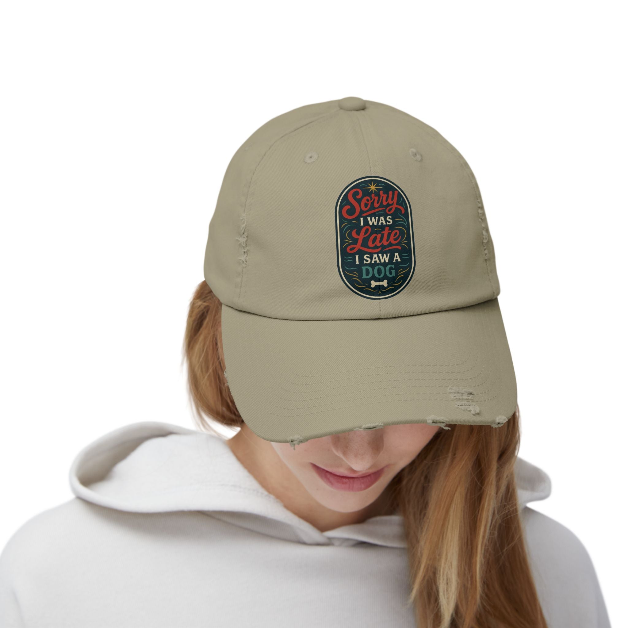 Sorry I Was Late, I Saw A Dog Hat -- Funny Hat for Dog Lovers
