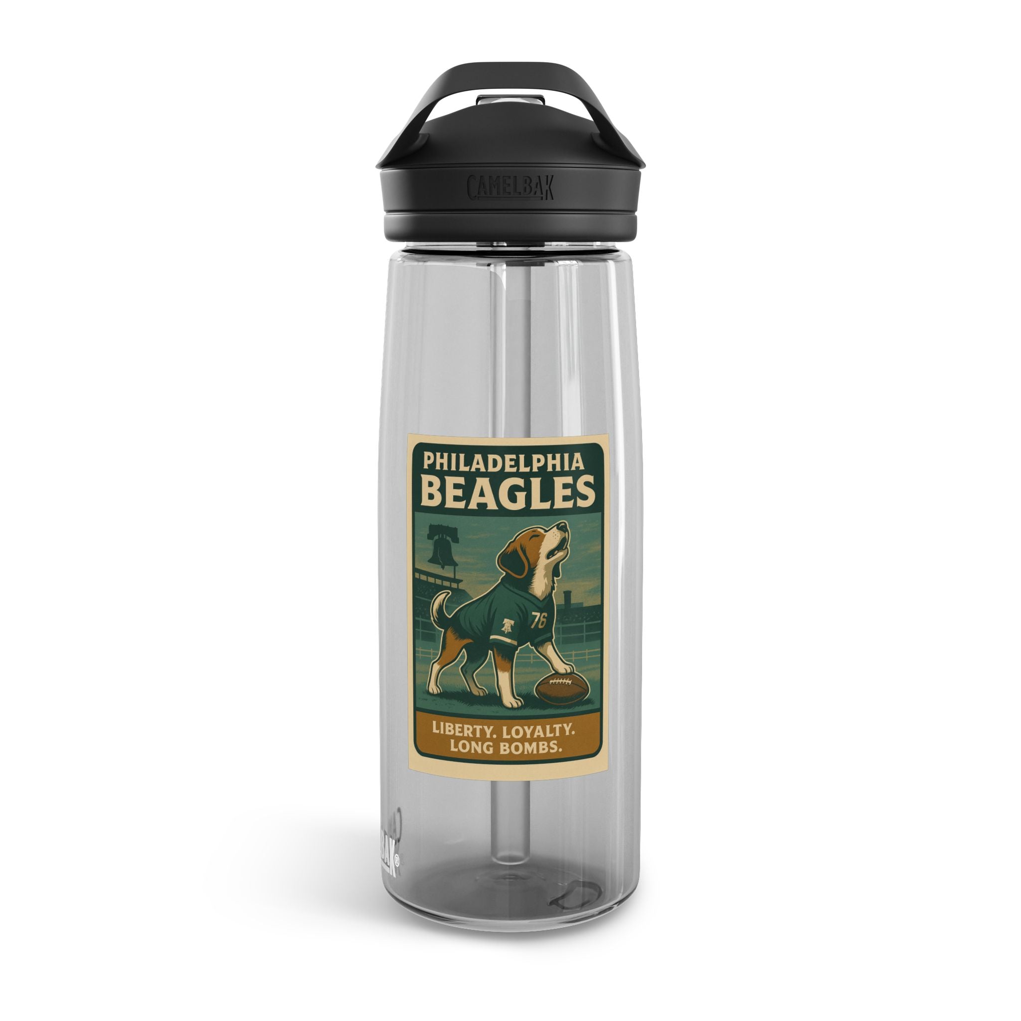 Philadelphia Beagles 25oz CameBak Water Bottle – Funny Dog Football Team Gift