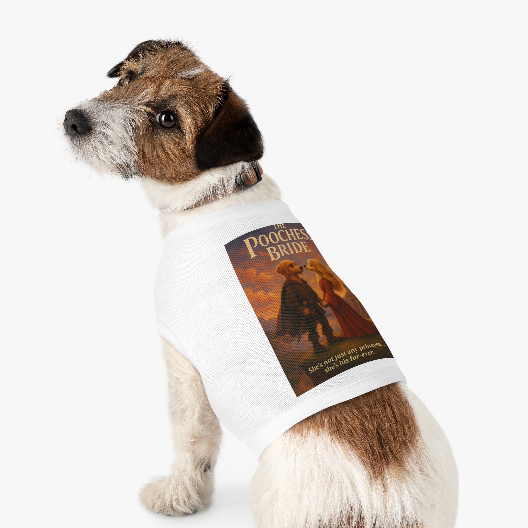 The Poochess Bride Pet Tank Top-- Funny Parody Shirt for Dogs Lovers