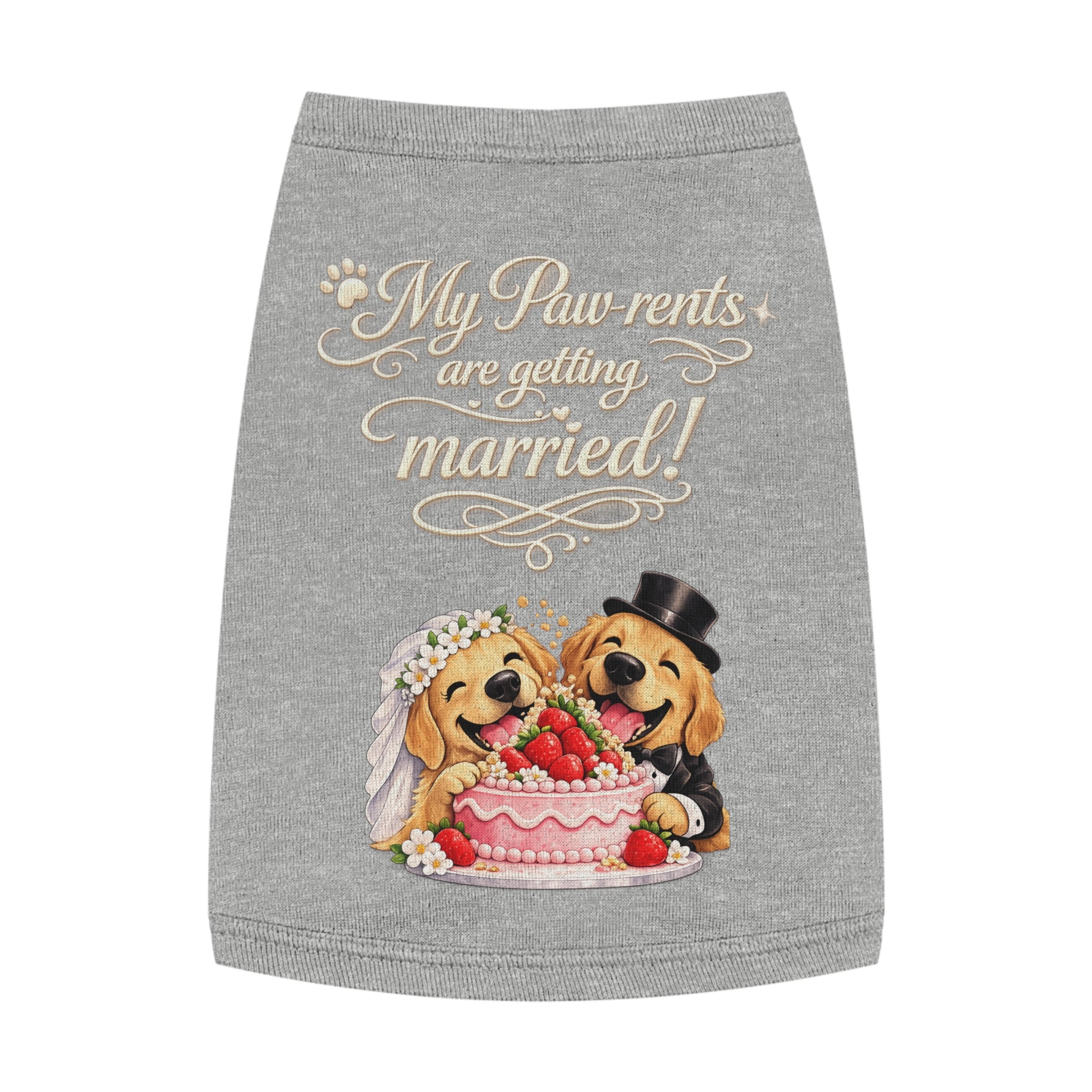 Engagement Gift for Dog Lovers -- My Pawrents Are Getting Married Dog Shirt Wedding Gift (Lab/Golden Retriever)