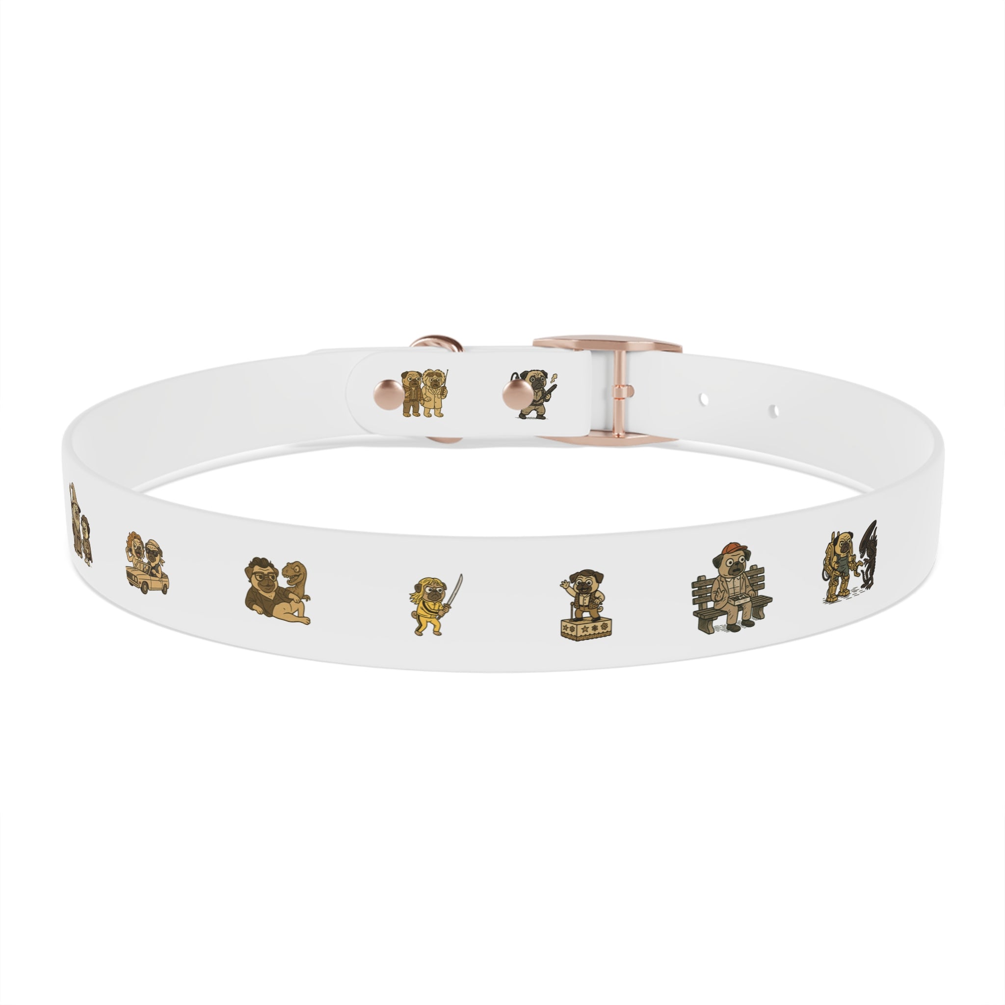 Movie Pugs Dog Collar – Funny Film-Inspired Pet Accessory for Pug Lovers