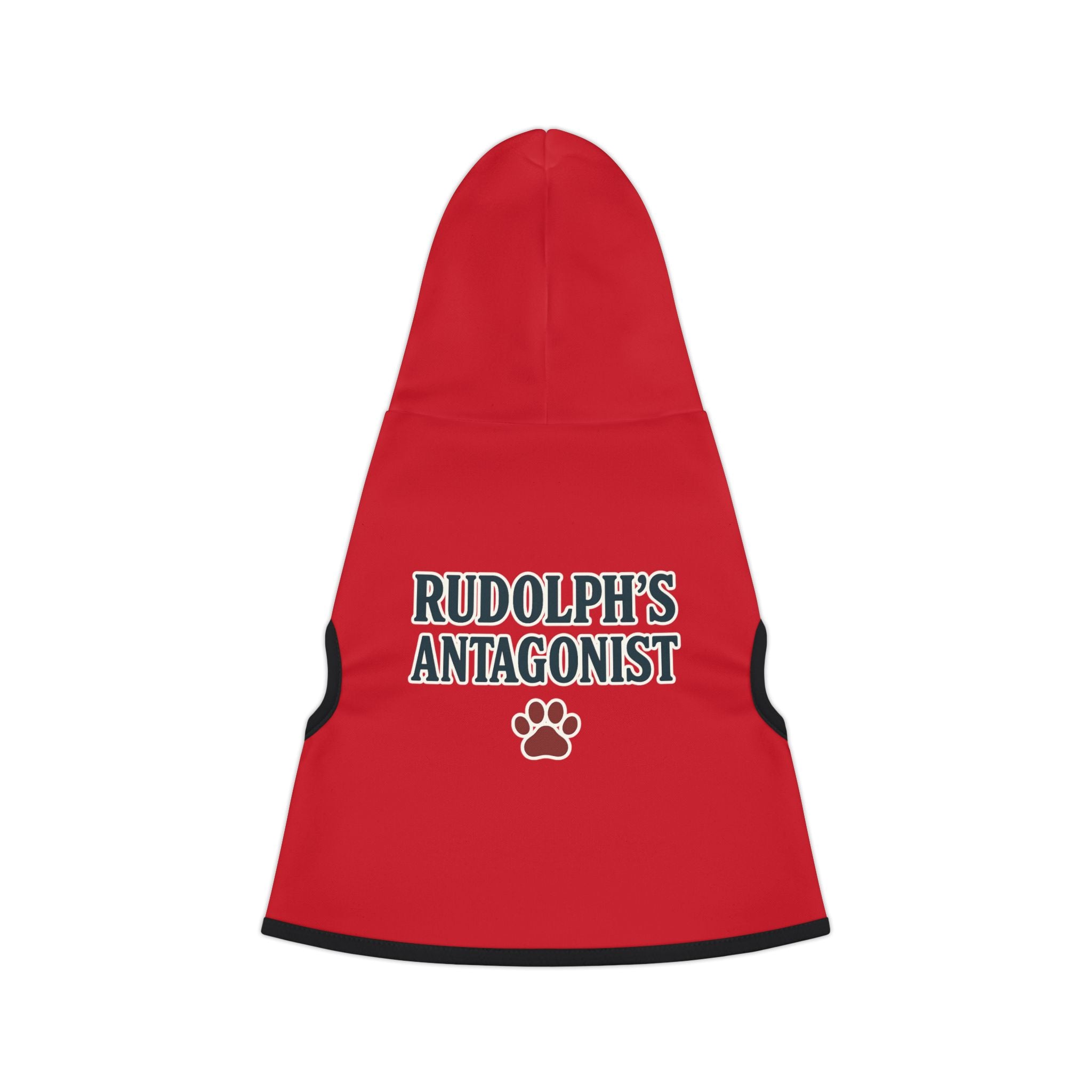 Rudolph's Antagonist Dog Hoodie -- Funny Dog Christmas Apparel