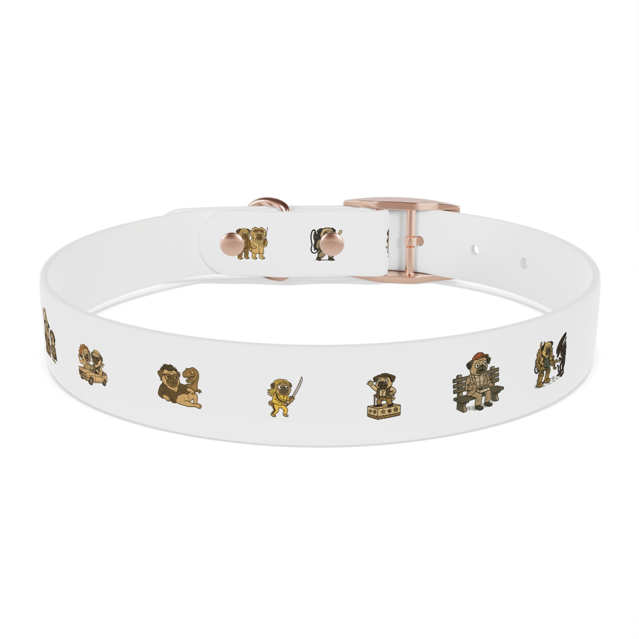 Movie Pugs Dog Collar – Funny Film-Inspired Pet Accessory for Pug Lovers