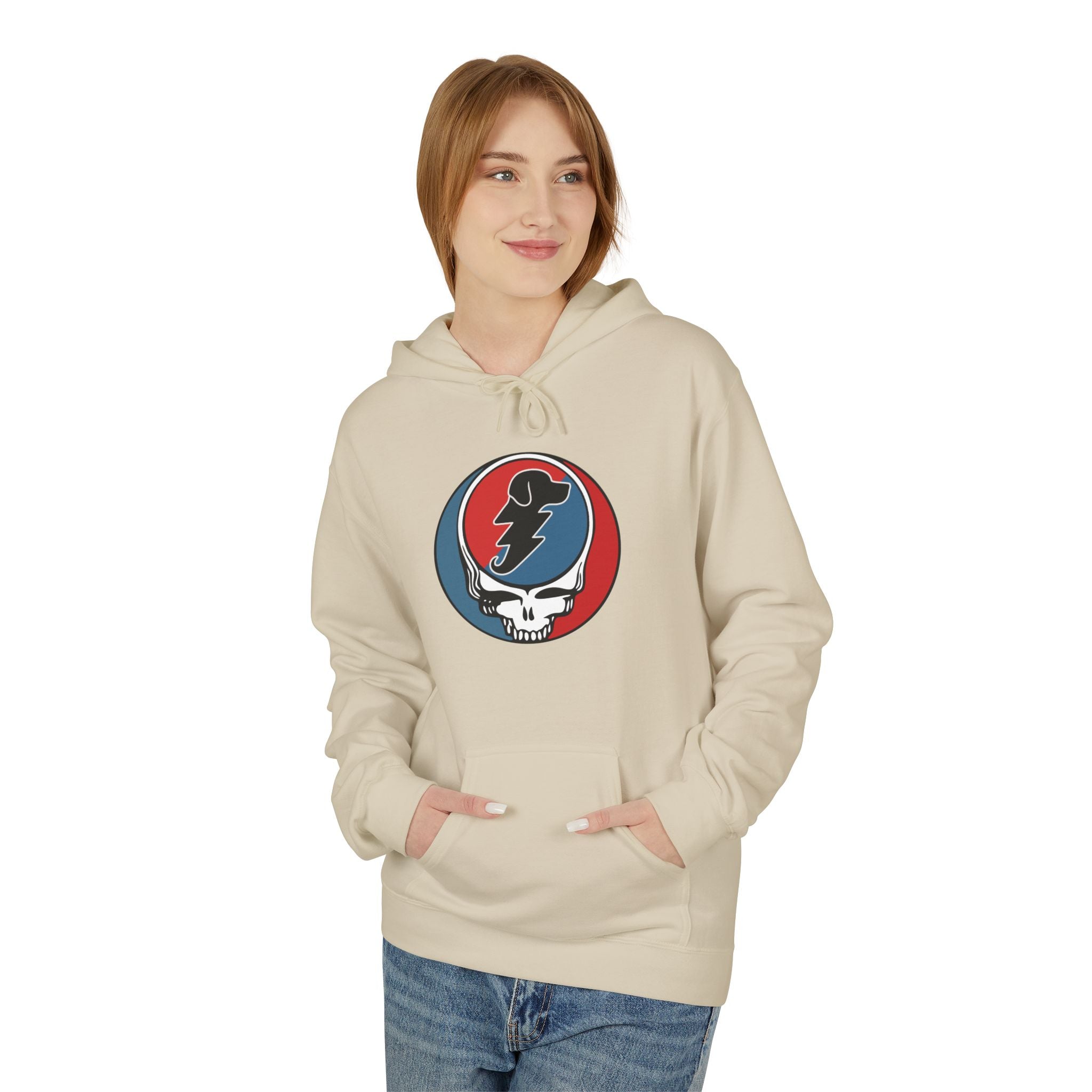 Grateful Dead Parody Dog Hoodie — Funny Hoodie for Deadheads and Dog Lovers