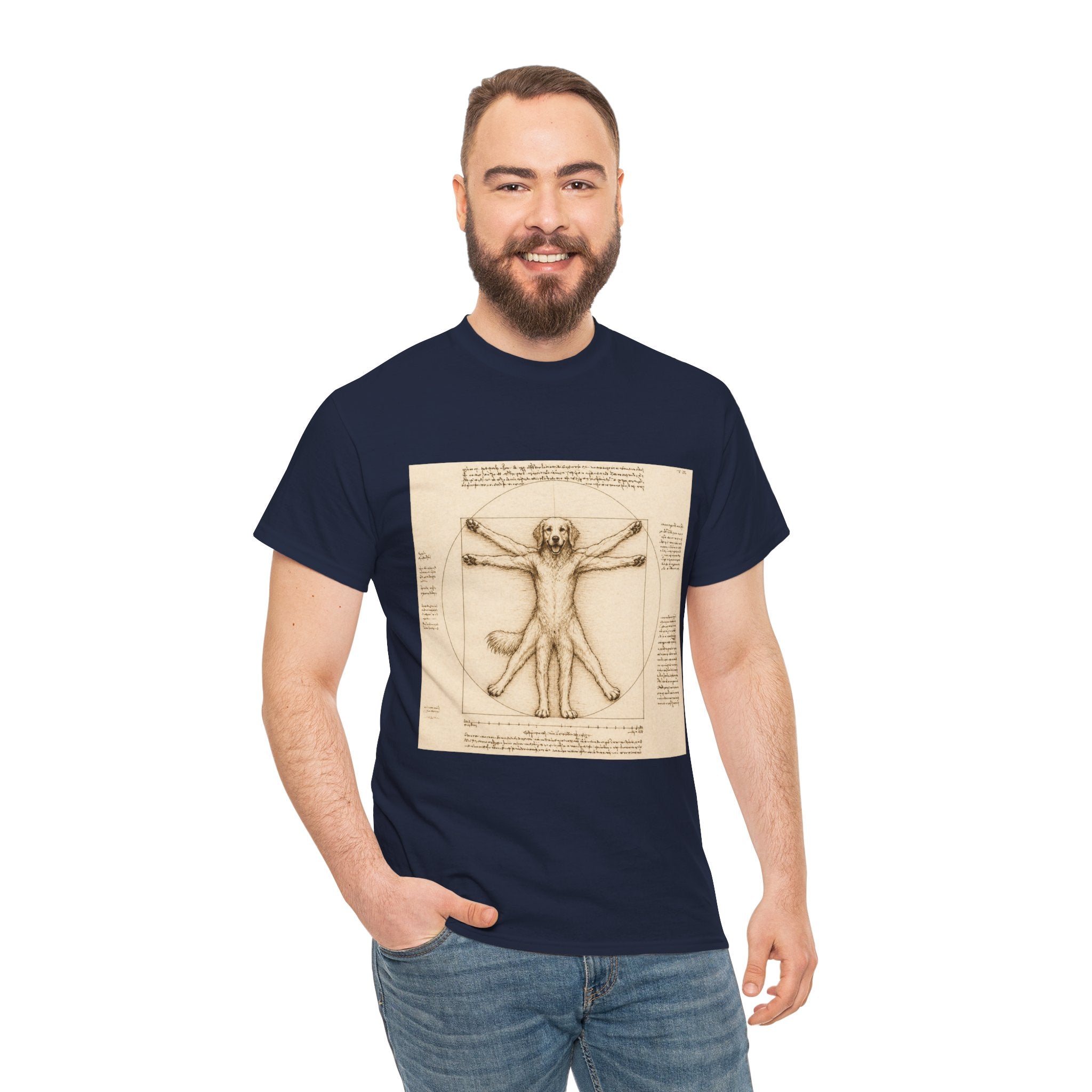 The Furtruvian Man -- Funny Shirt for Dog and Art Lovers