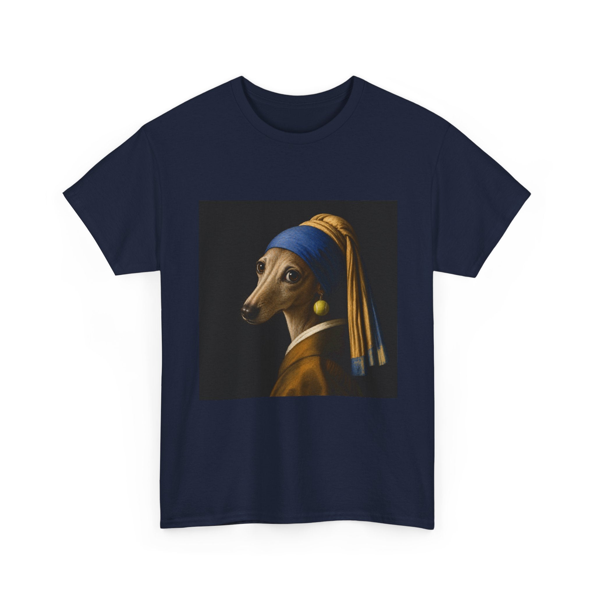 The Girl With the Fuzzy Earring -- Funny Shirt for Dog and Art Lovers