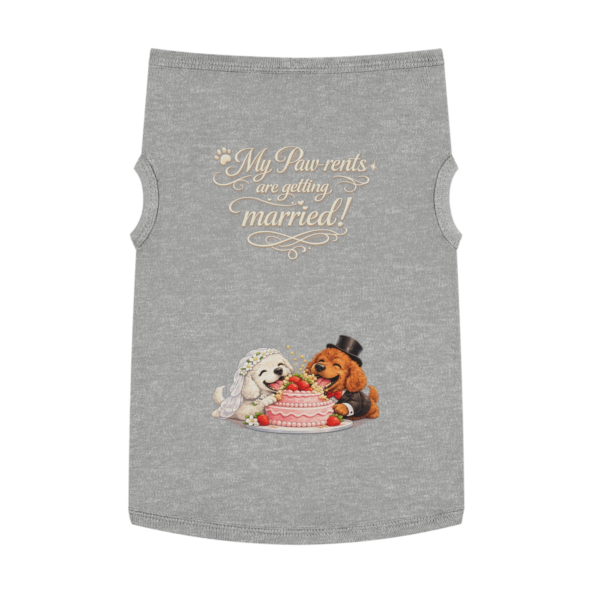 Engagement Gift for Dog Lovers -- My Pawrents Are Getting Married Dog Shirt Wedding Gift (Poodle)