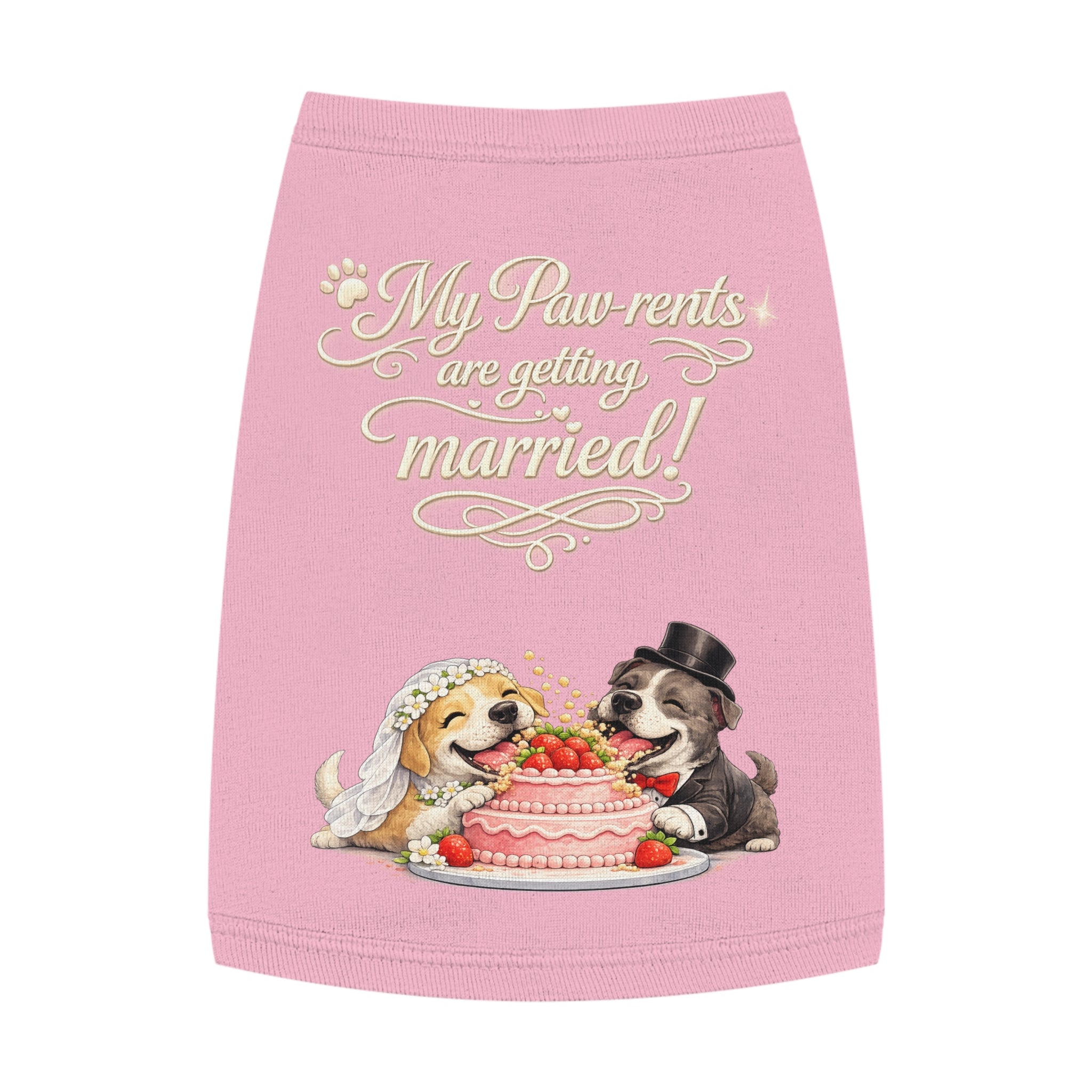 Engagement Gift for Dog Lovers -- My Pawrents Are Getting Married Dog Shirt Wedding Gift (Pit bull)