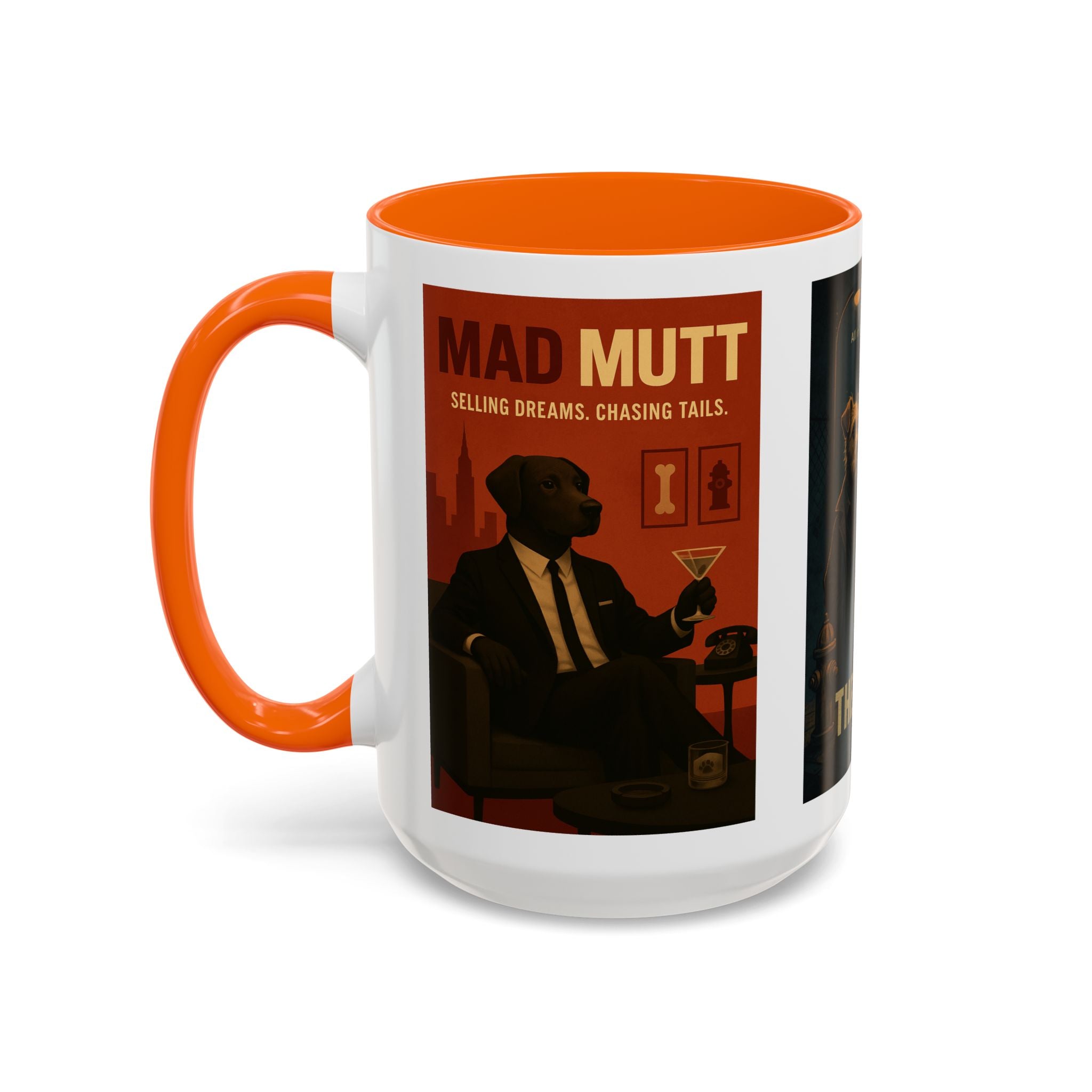 Golden TV Classics Dog Parody Coffee Mug – Mad Men, The Wire & Game of Thrones