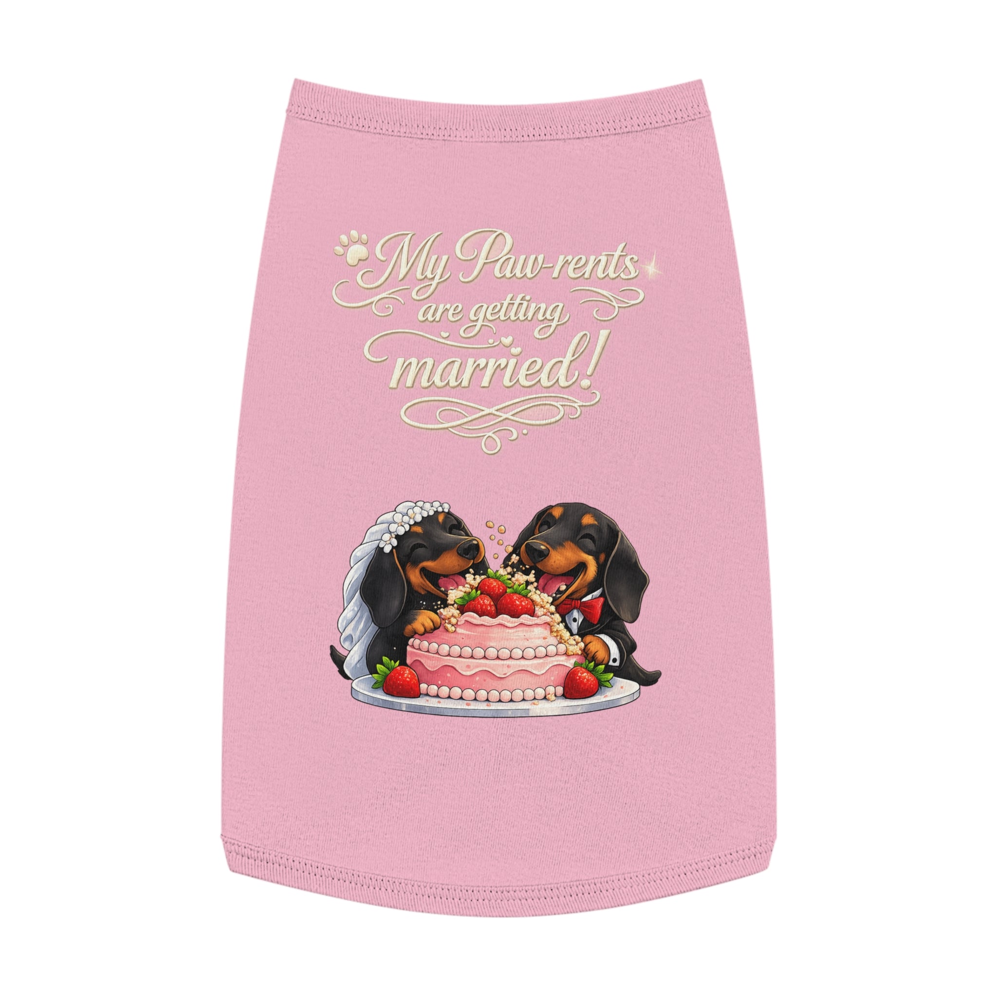 Engagement Gift for Dog Lovers -- My Pawrents Are Getting Married Dog Shirt Wedding Gift (Dachshund)