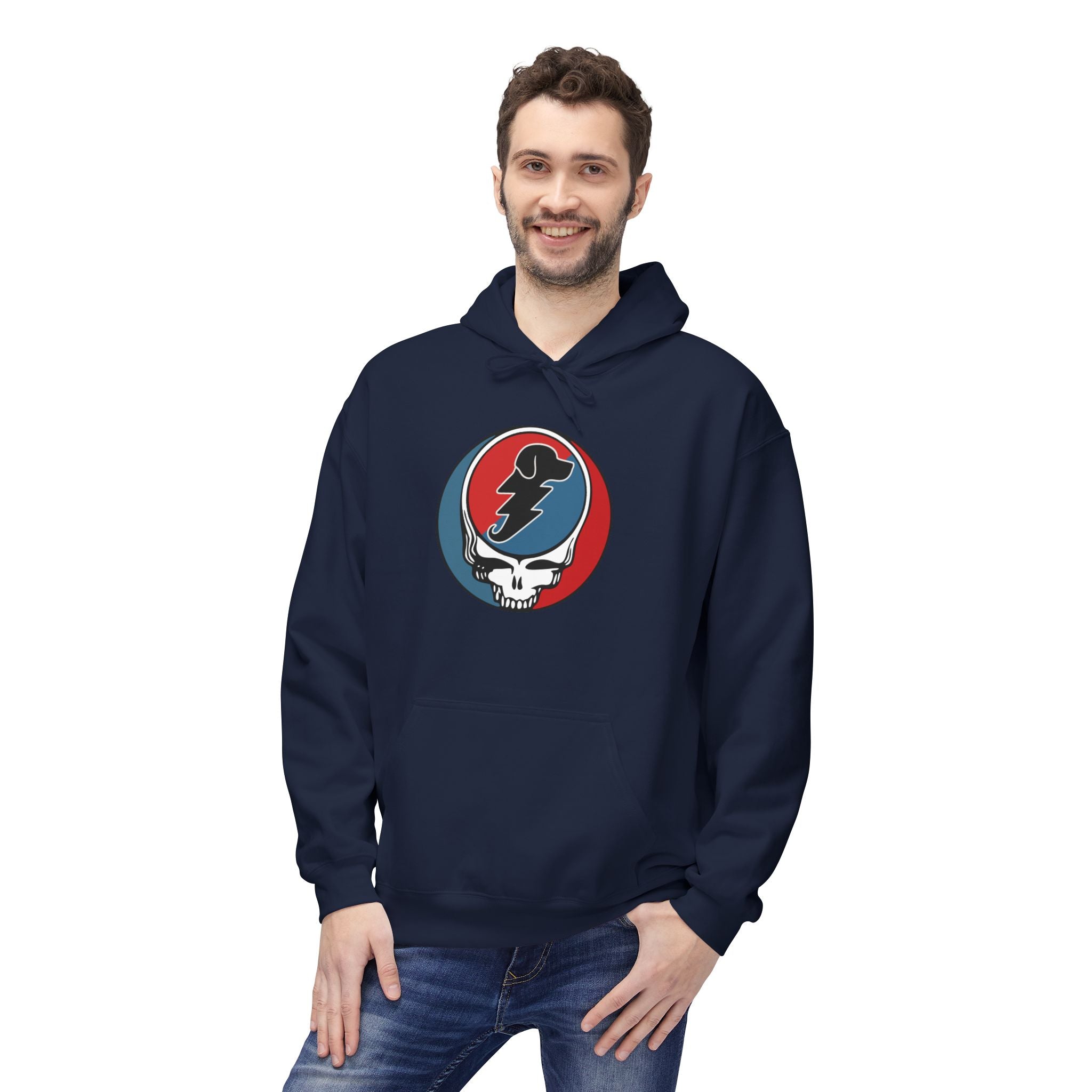 Grateful Dead Parody Dog Hoodie — Funny Hoodie for Deadheads and Dog Lovers