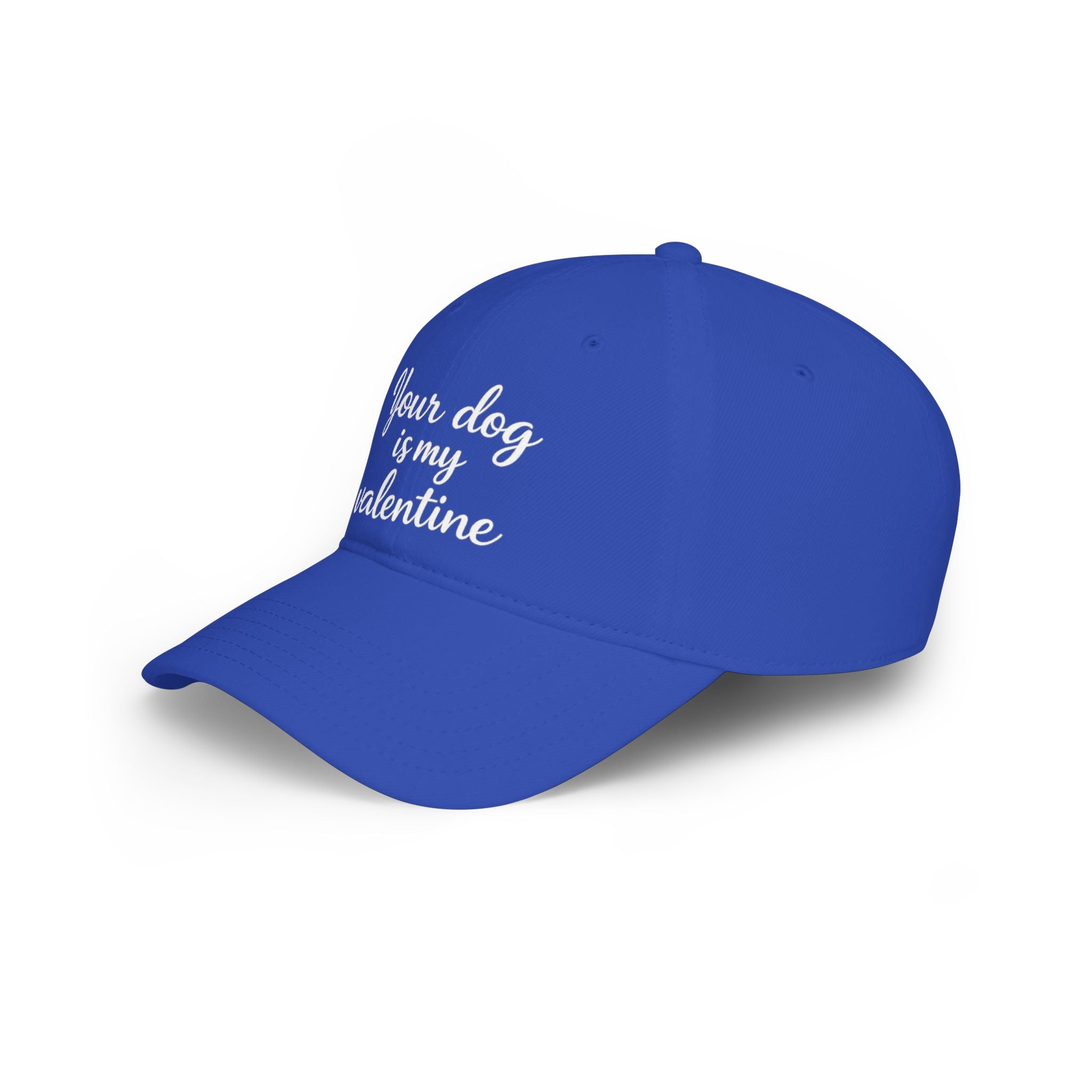 Your Dog Is My Valentine Hat (White Text) — Funny Valentine's Day Gift for Dog Lovers