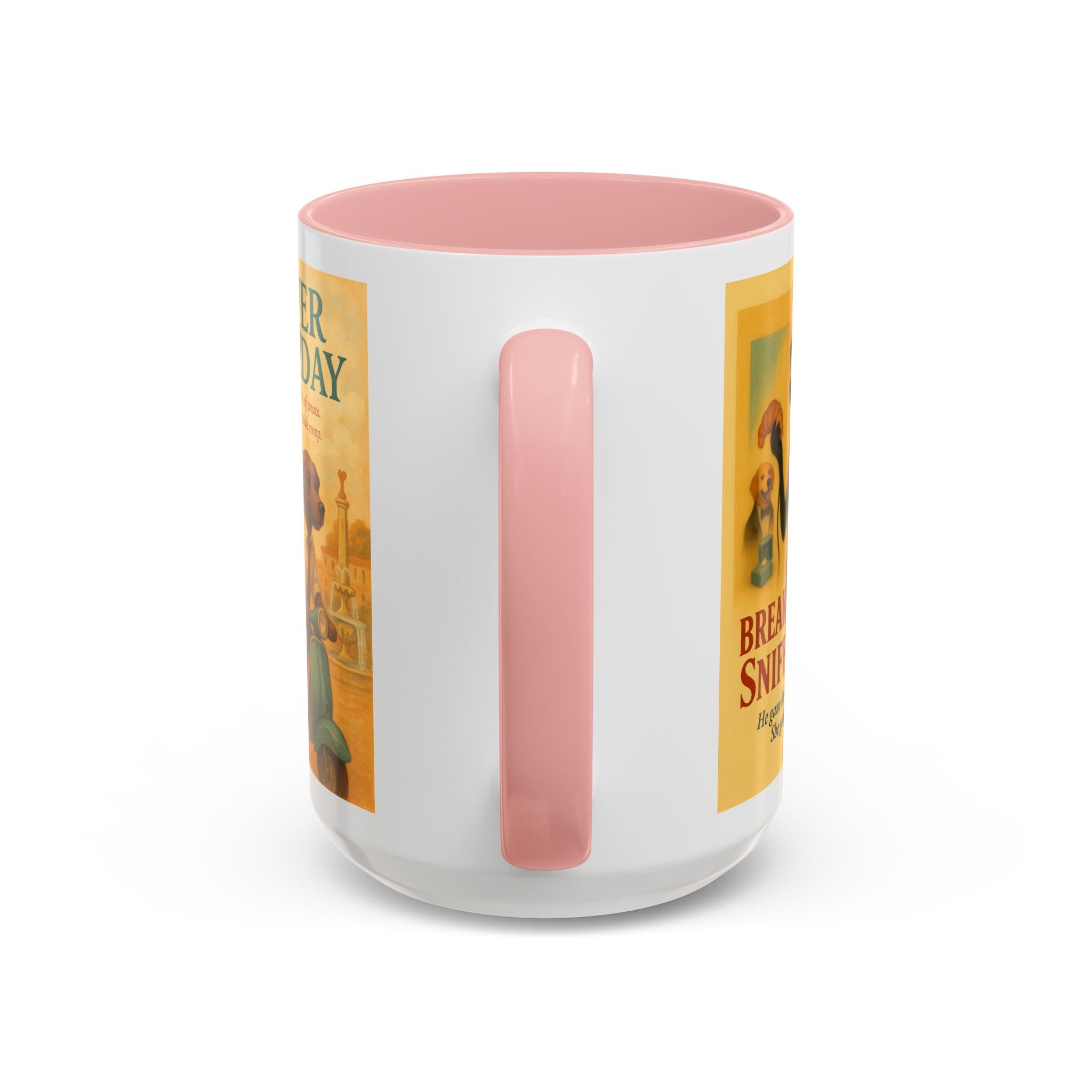 Audrey Hepburn Dog Parody Mug – Funny Gift for Classic Movie Lovers