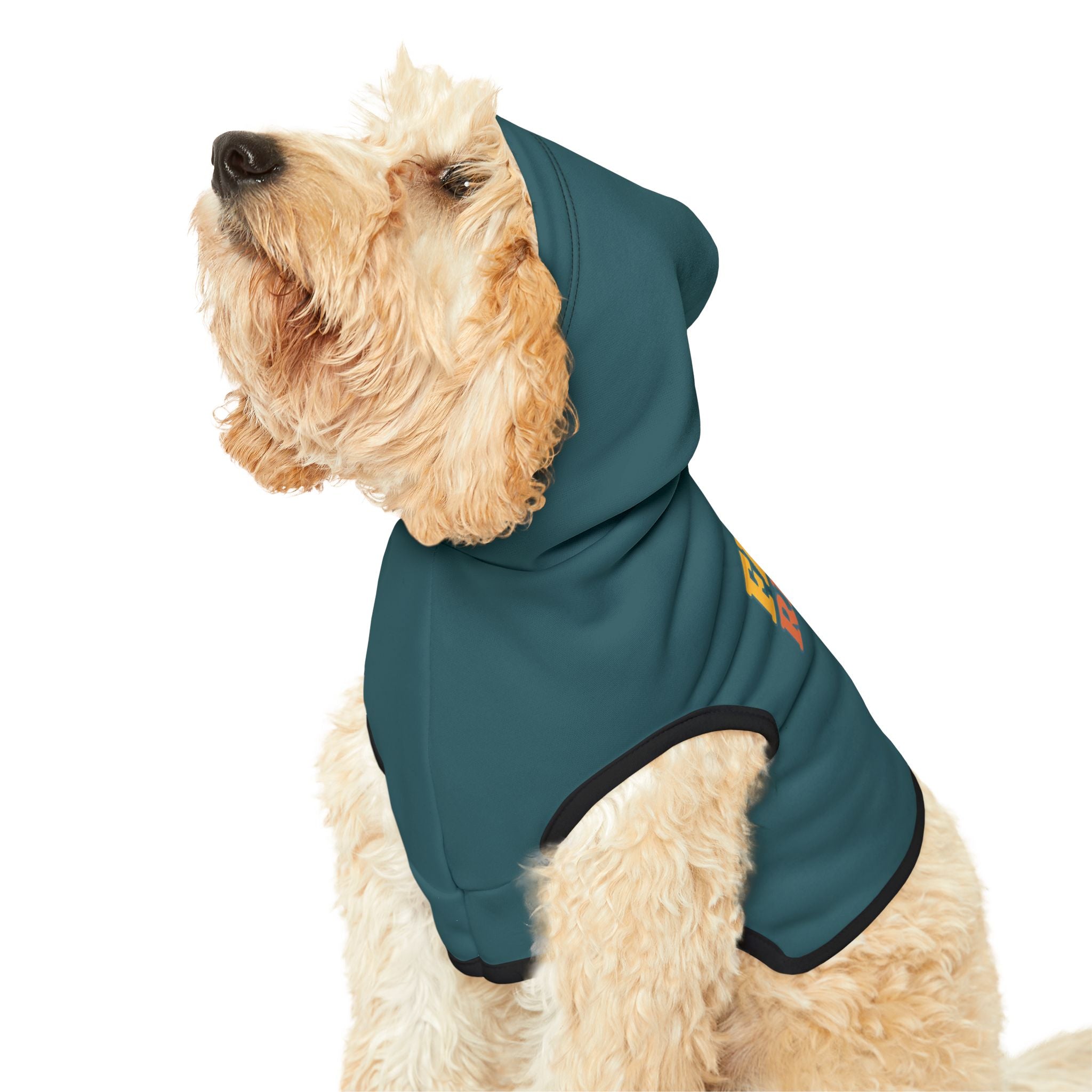 FAANG Reject Dog Hoodie – Funny Tech-Inspired Pet Sweatshirt for Washed-Up Work-from-Home Dogs