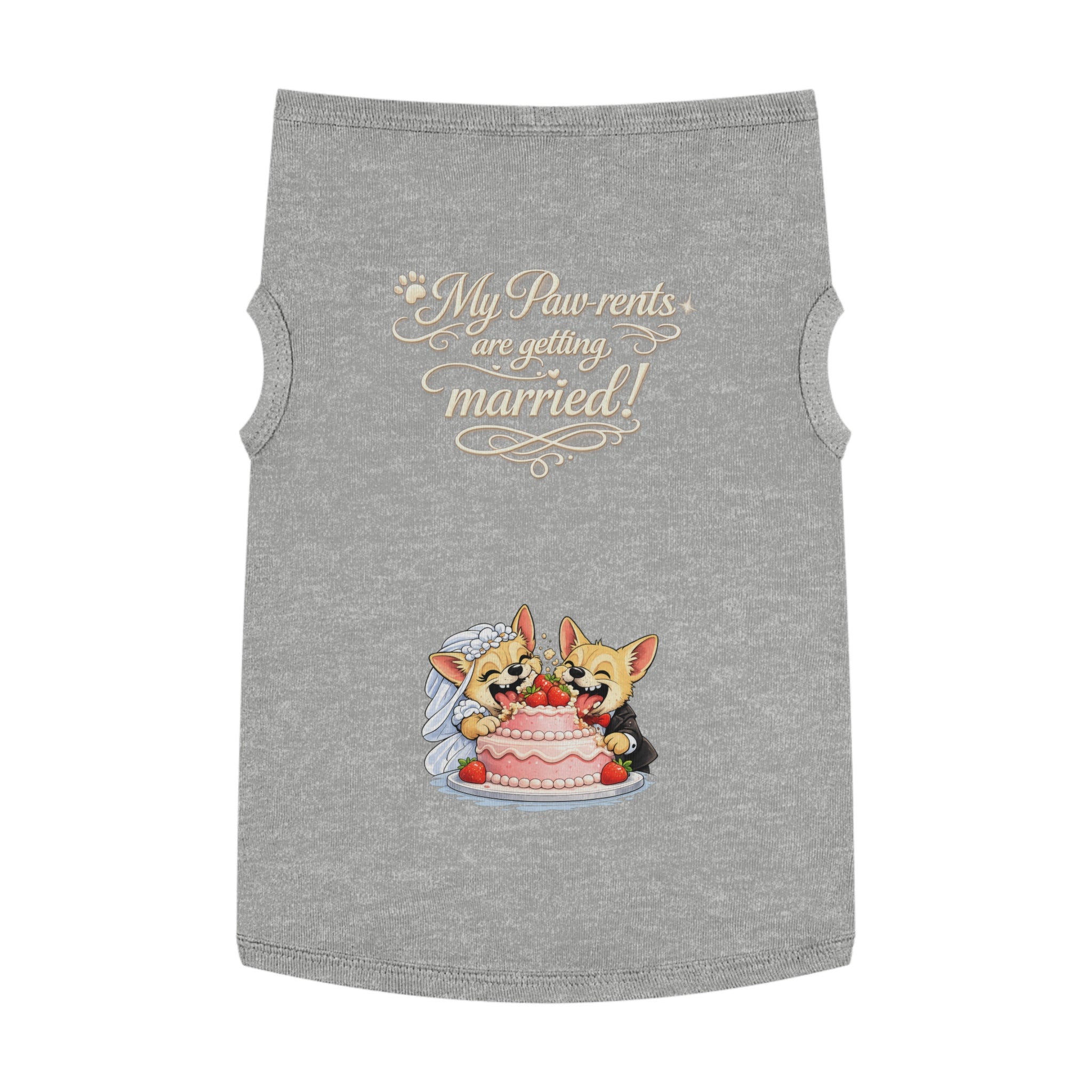 Engagement Gift for Dog Lovers -- My Pawrents Are Getting Married Dog Shirt Wedding Gift (Corgi)