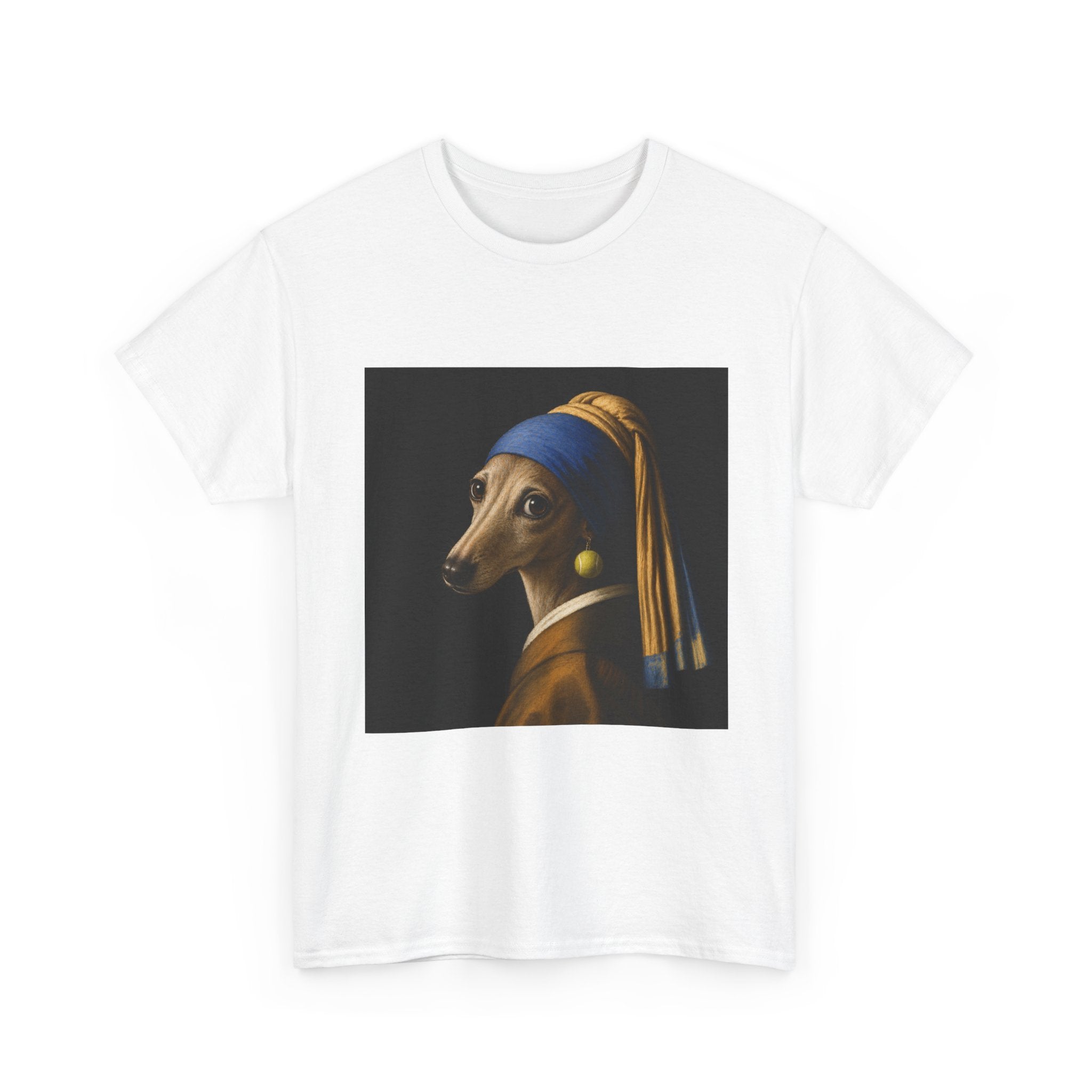 The Girl With the Fuzzy Earring -- Funny Shirt for Dog and Art Lovers