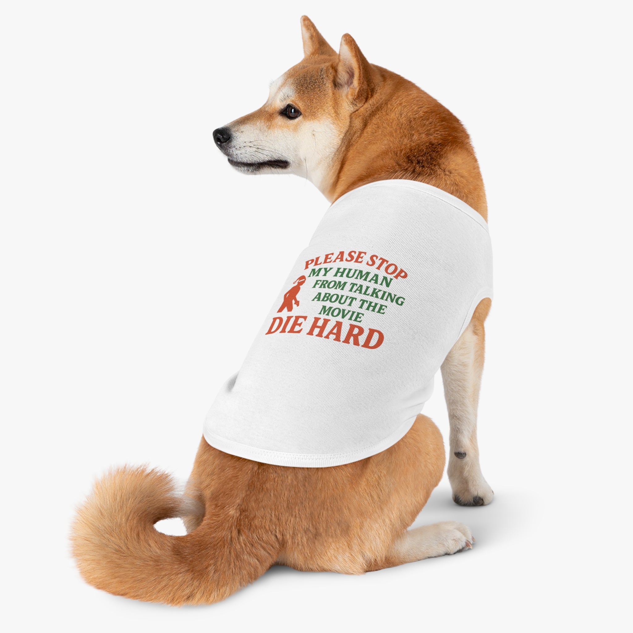 Die Hard Dog Tank Top -- Funny Christmas Apparel for Dogs