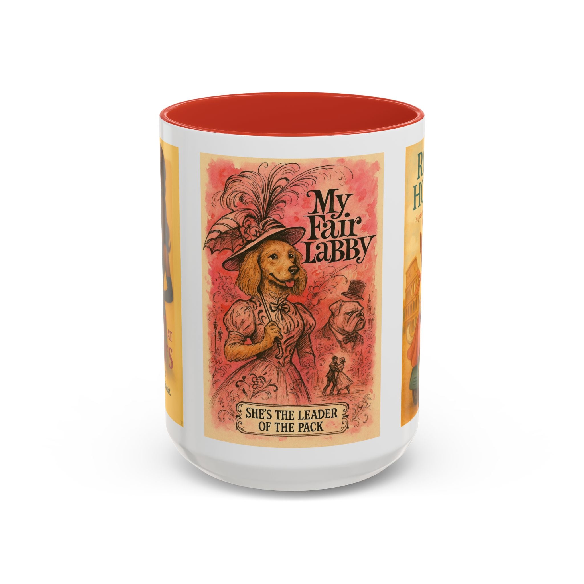 Audrey Hepburn Dog Parody Mug – Funny Gift for Classic Movie Lovers