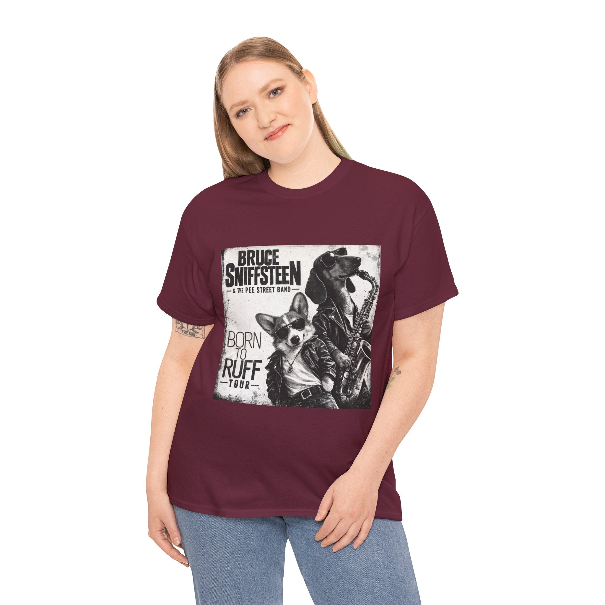 Bruce Sniffsteen & the Pee Street Band Shirt -- Funny Bruce Springsteen 2026 Tour Shirt Parody