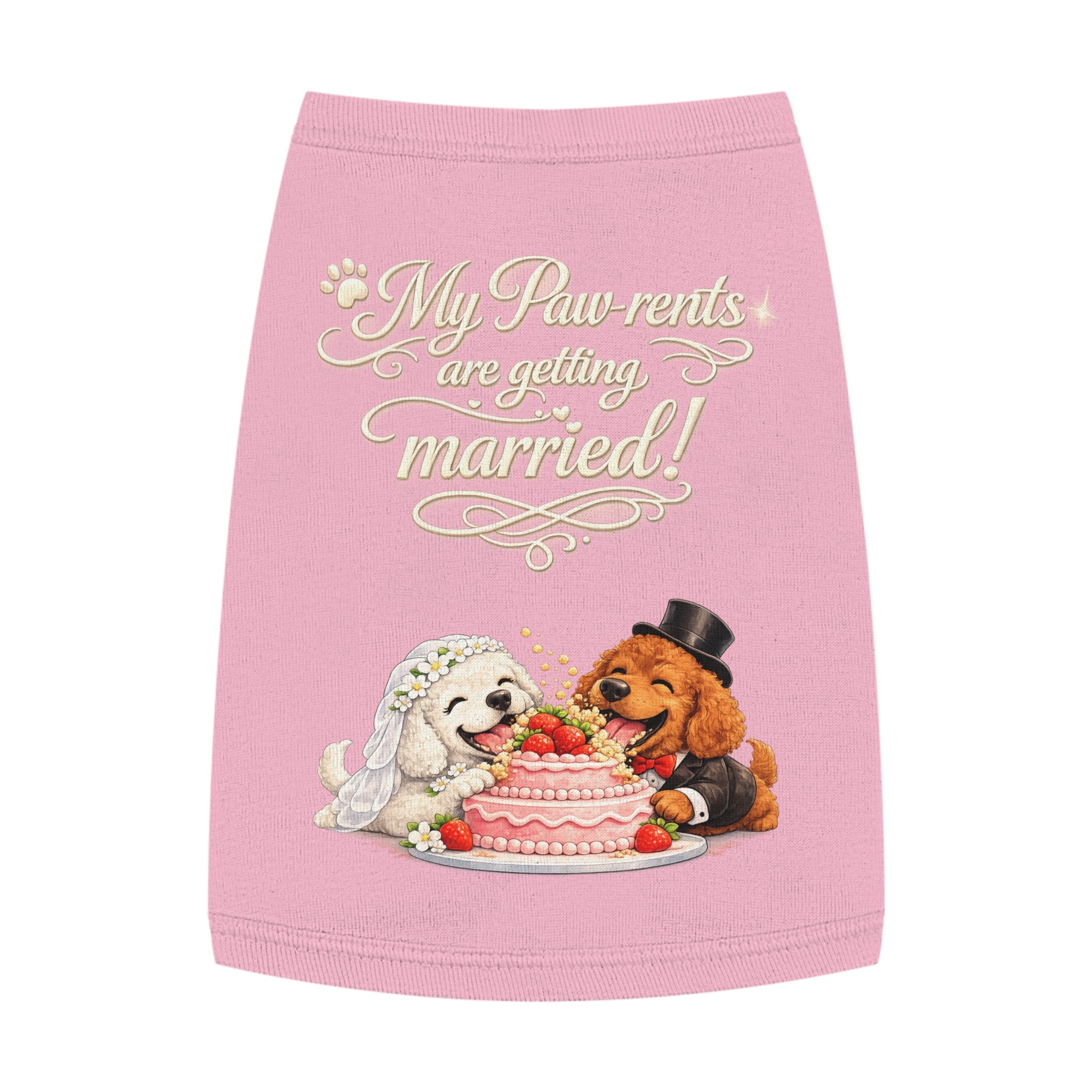 Engagement Gift for Dog Lovers -- My Pawrents Are Getting Married Dog Shirt Wedding Gift (Poodle)