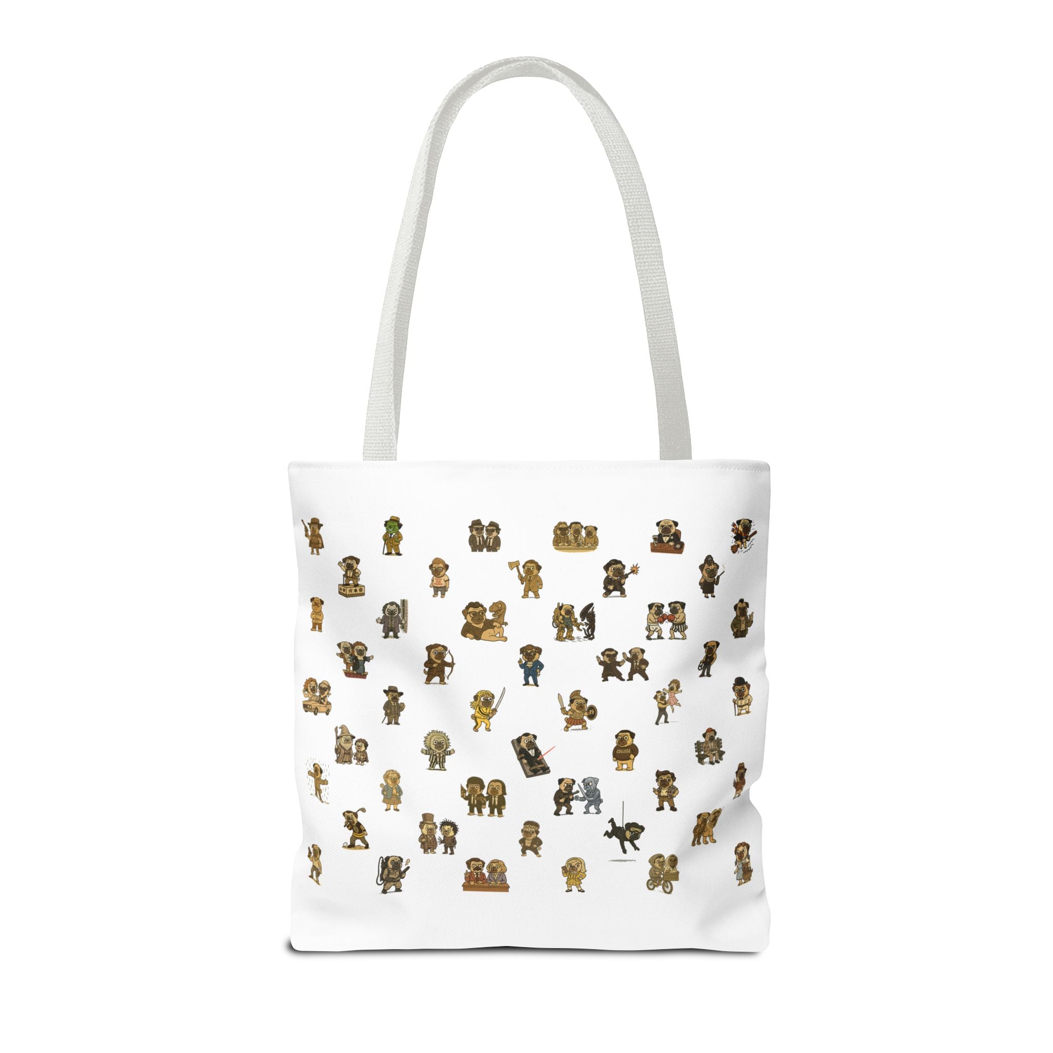 Movie Pugs Tote Bag – Hilarious Bag for Dog Lovers and Cinema Fans