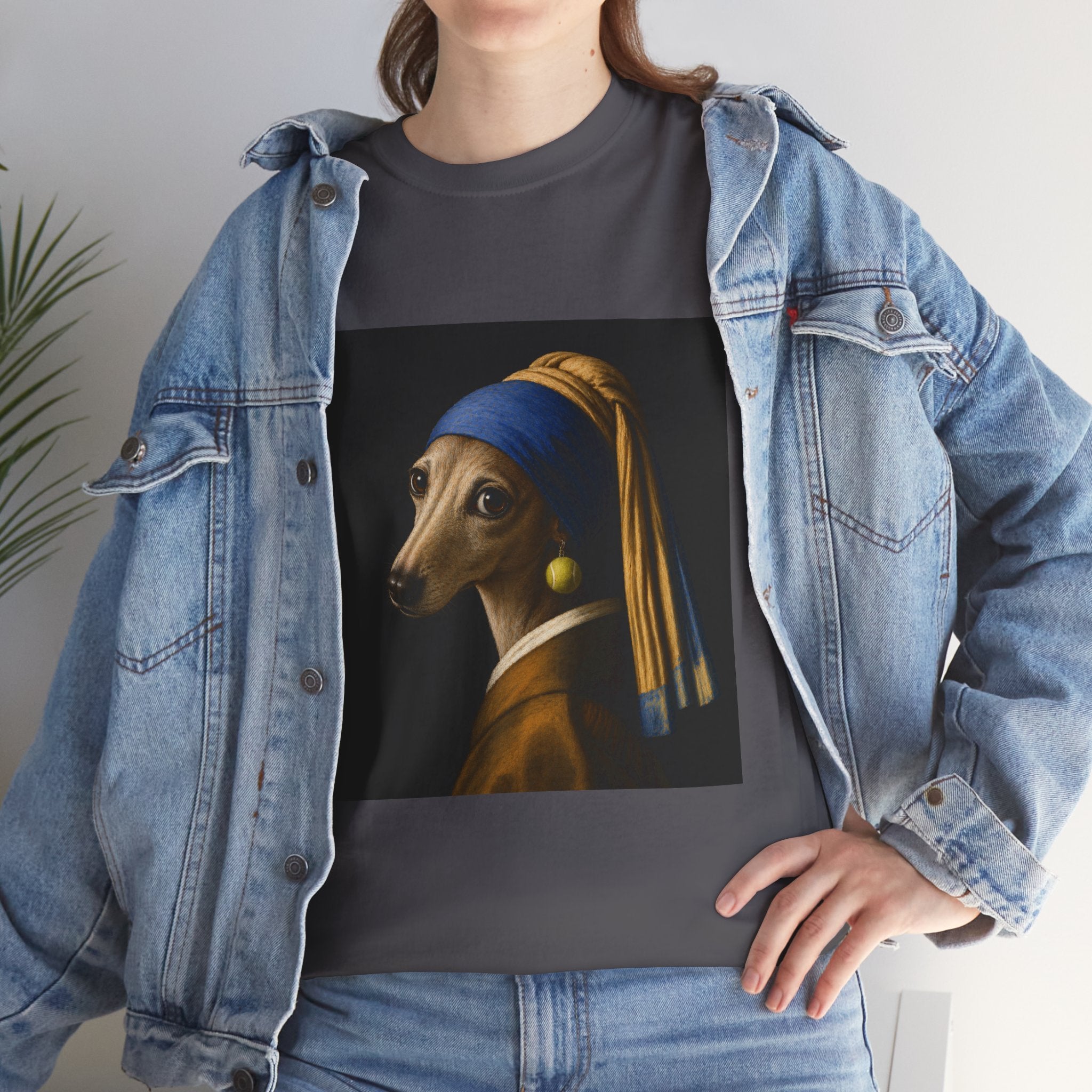 The Girl With the Fuzzy Earring -- Funny Shirt for Dog and Art Lovers