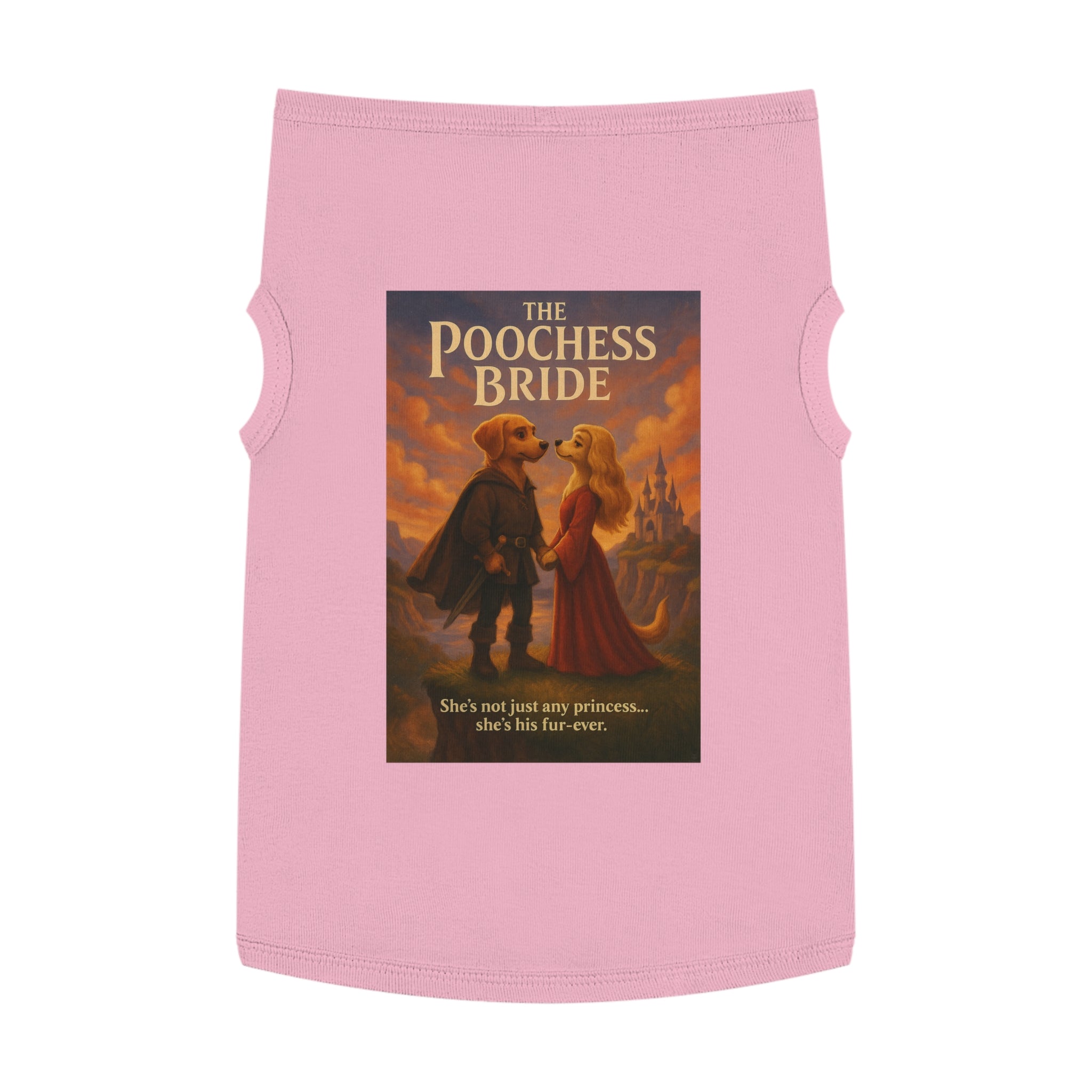 The Poochess Bride Pet Tank Top-- Funny Parody Shirt for Dogs Lovers