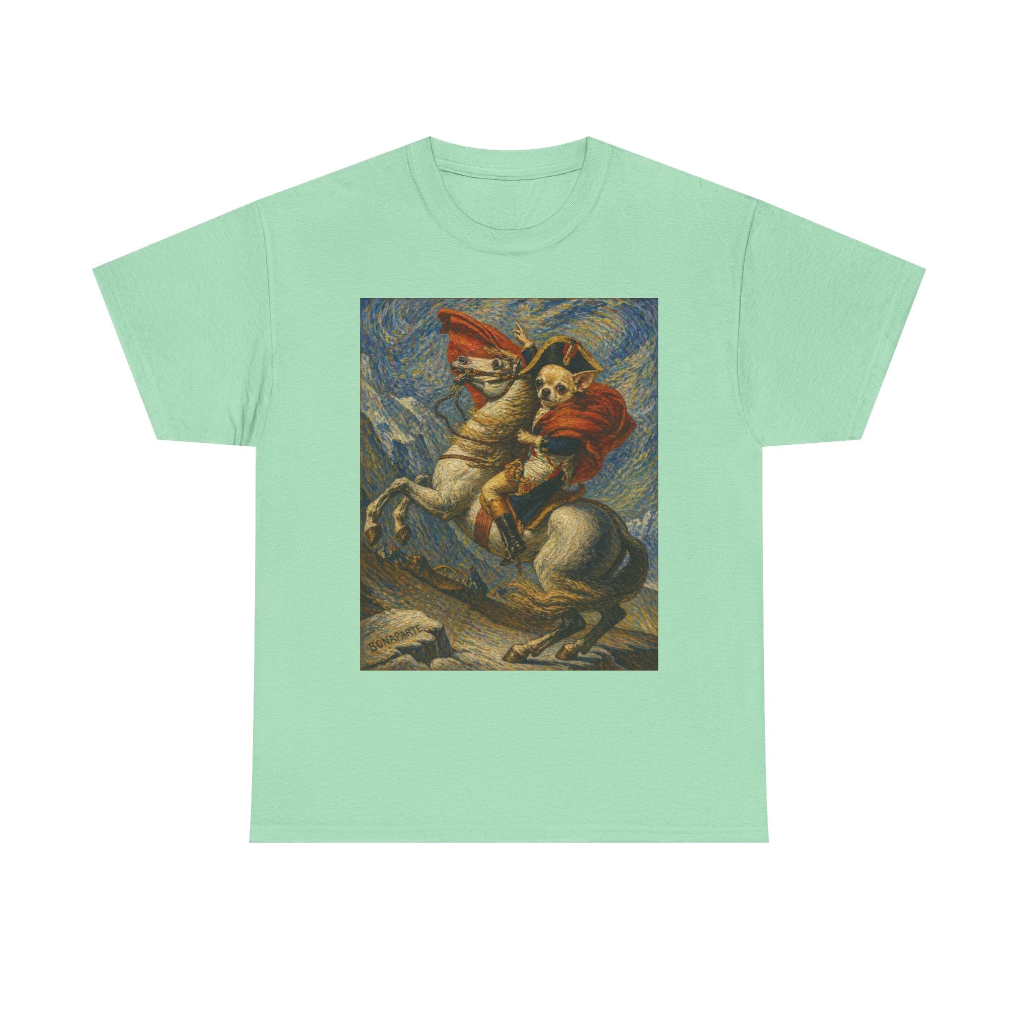 Na-pawlean Crosses the Alps -- Funny Shirt for Dog and Art Lovers