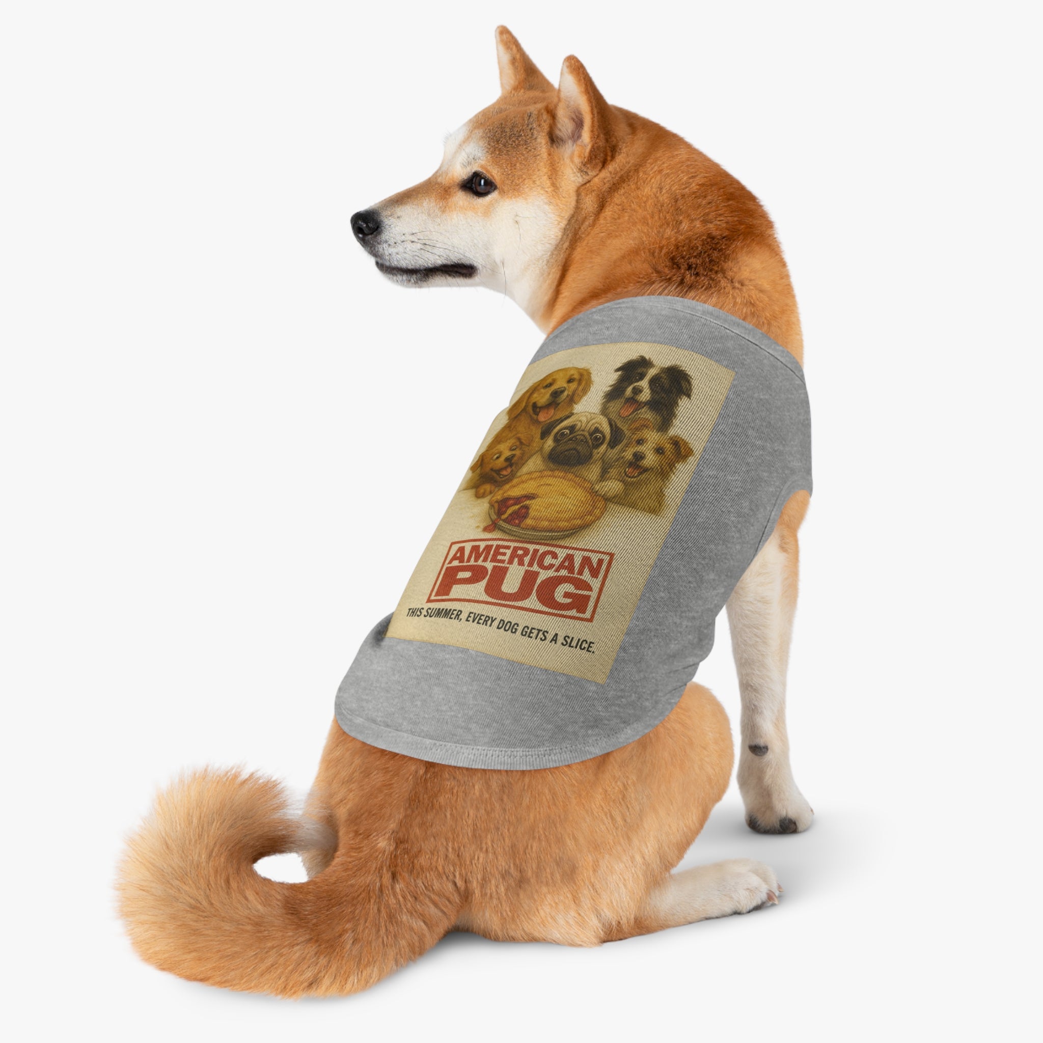 American Pug Pet Tank Top-- Funny Parody Shirt for Dog Lovers