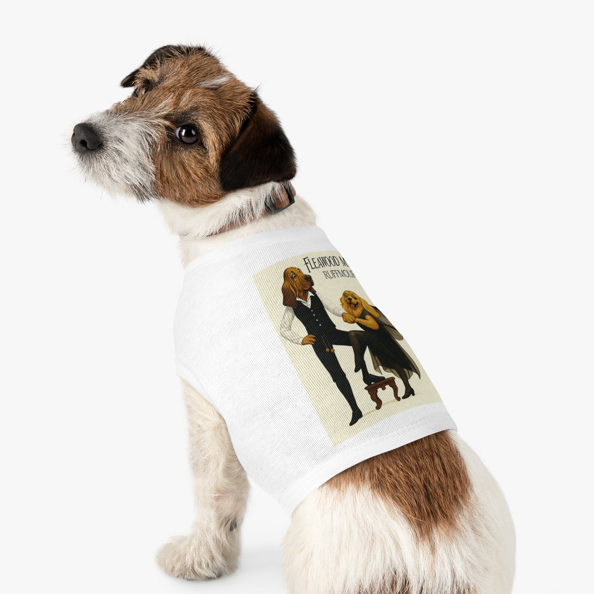 Fleetwoof Mac Ruffmours Pet Tank Top -- Funny Fleetwood Mac Parody Shirt for Dog Lovers