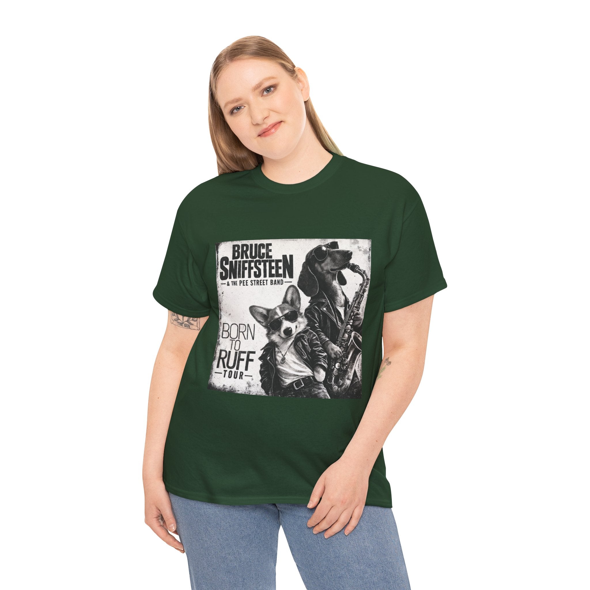 Bruce Sniffsteen & the Pee Street Band Shirt -- Funny Bruce Springsteen 2026 Tour Shirt Parody