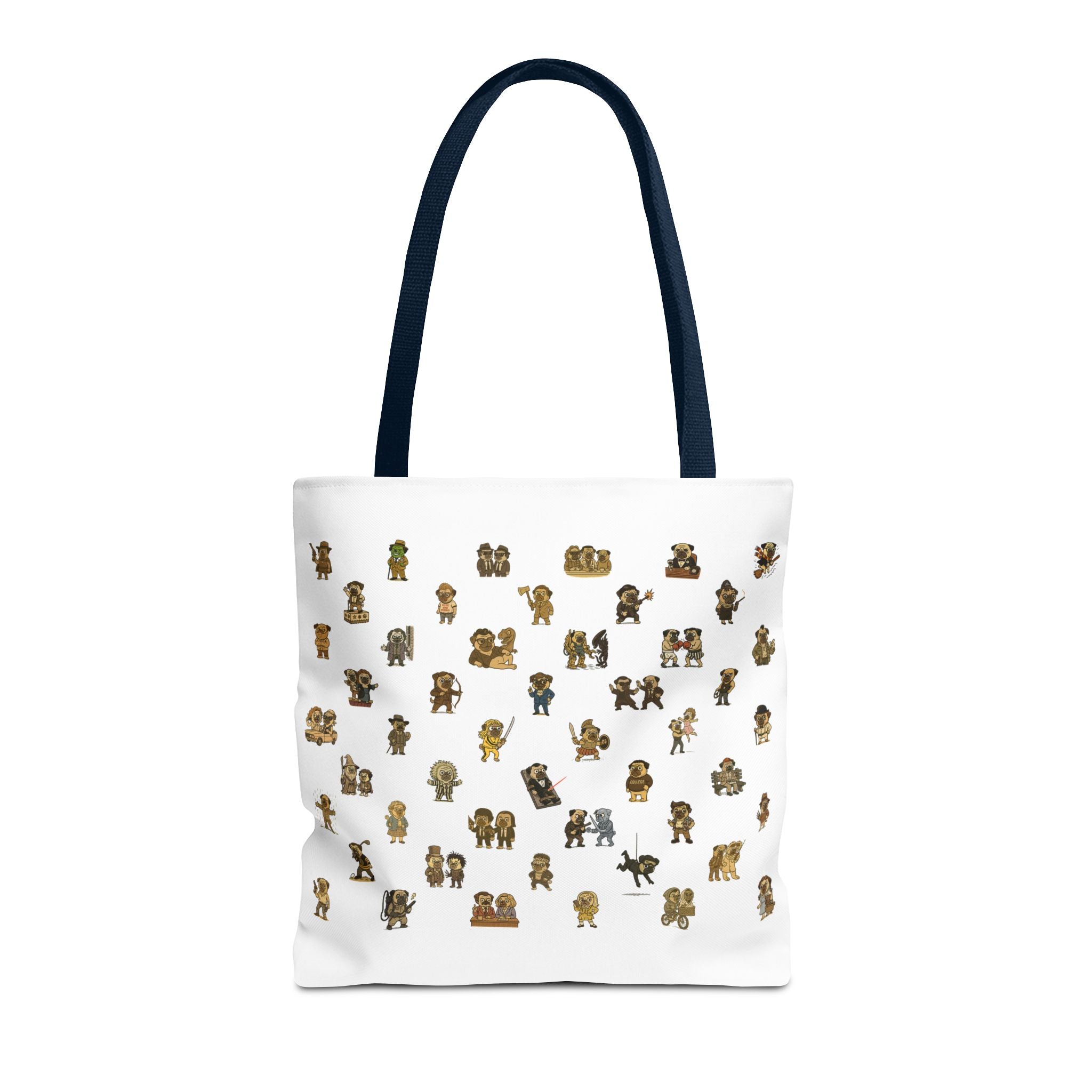 Movie Pugs Tote Bag – Hilarious Bag for Dog Lovers and Cinema Fans