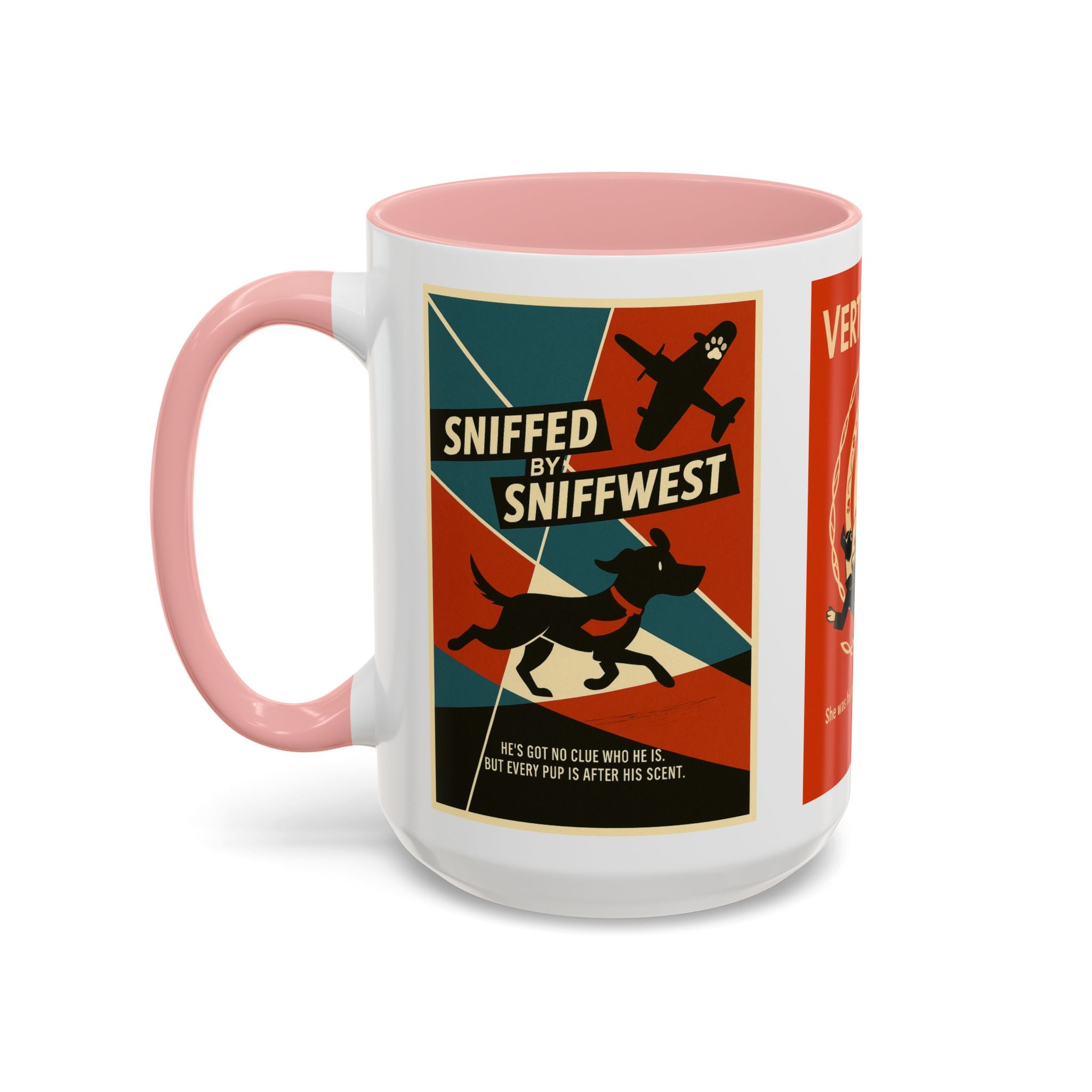 Alfred Hitchock Dog Parody Mug – Funny Gift for Classic Movie Lovers
