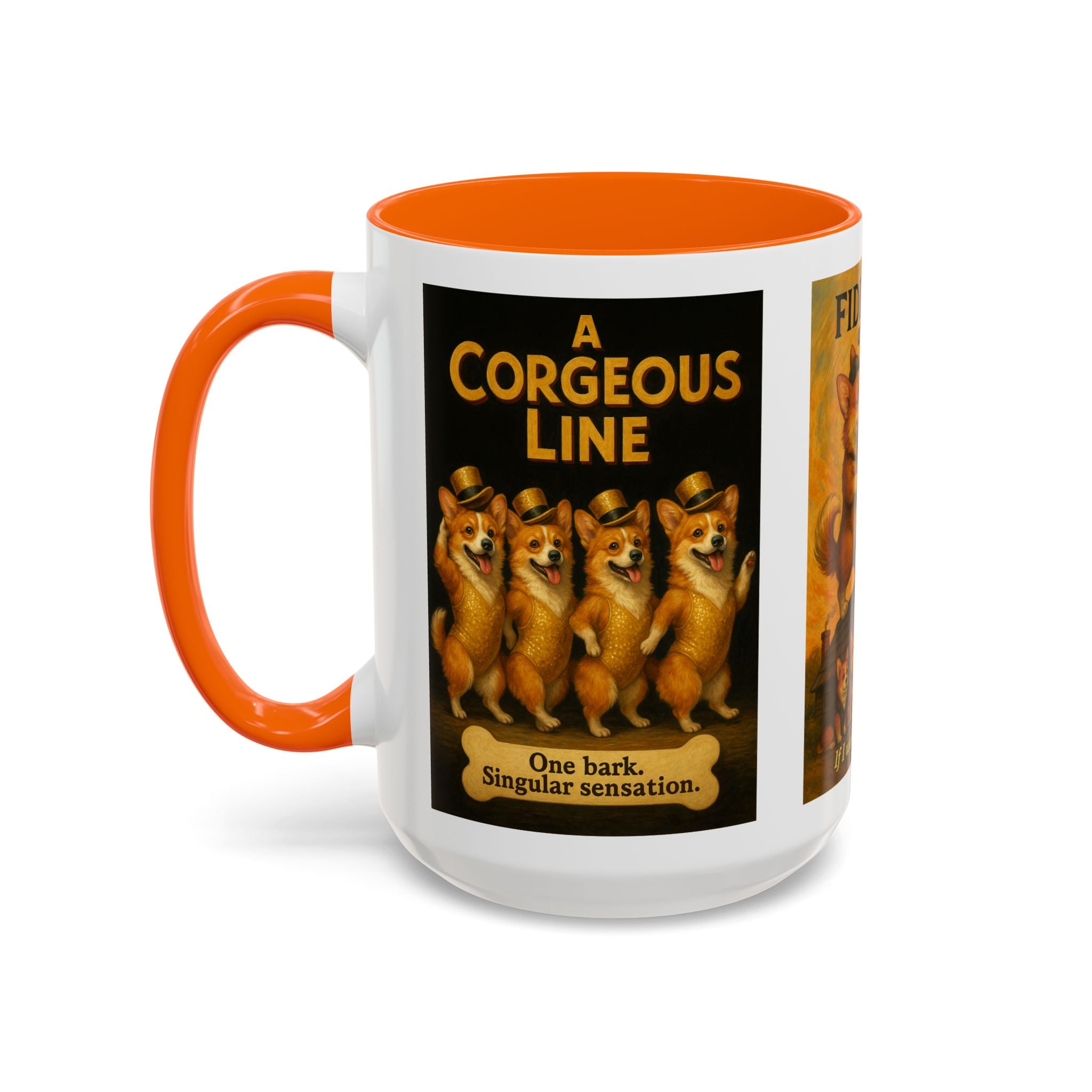 Broadway Dog Parody Mug – Funny Chicago, Fiddler & A Chorus Line Musical Gift