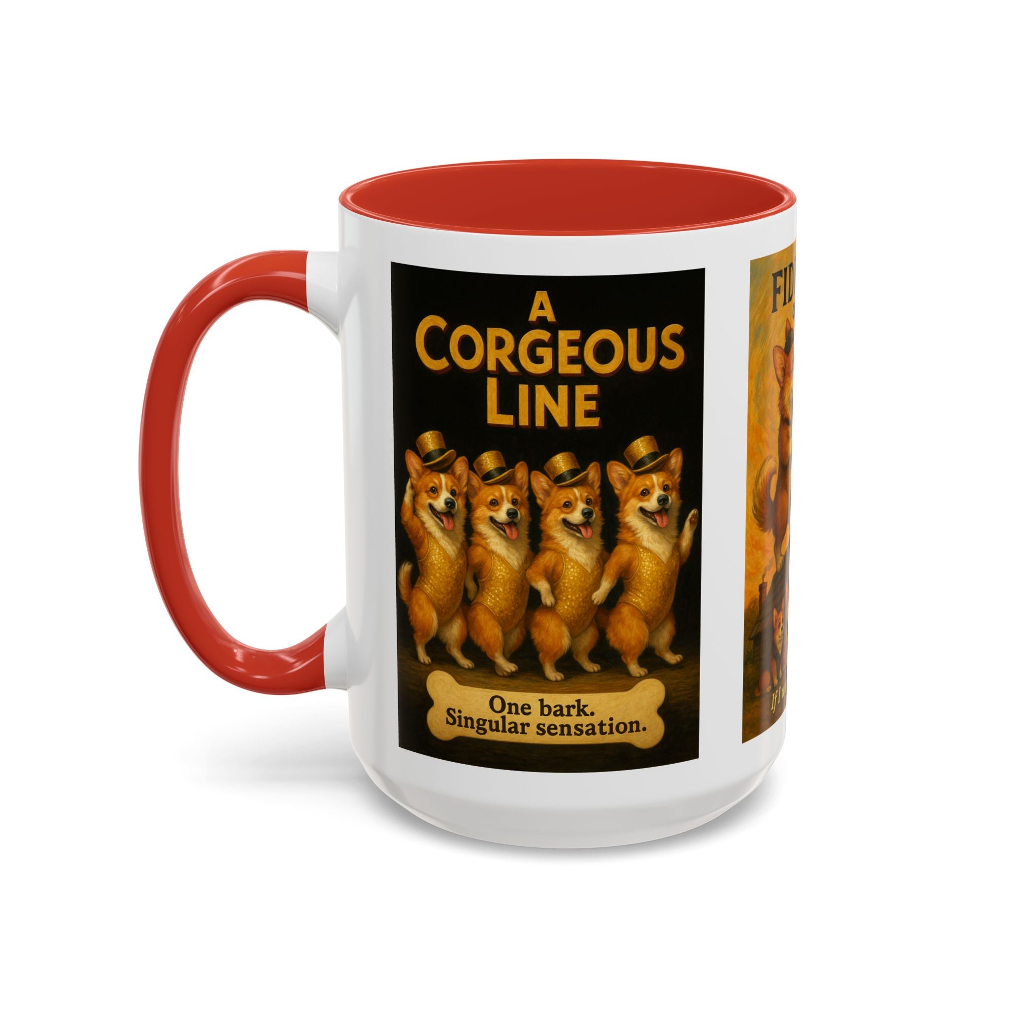 Broadway Dog Parody Mug – Funny Chicago, Fiddler & A Chorus Line Musical Gift