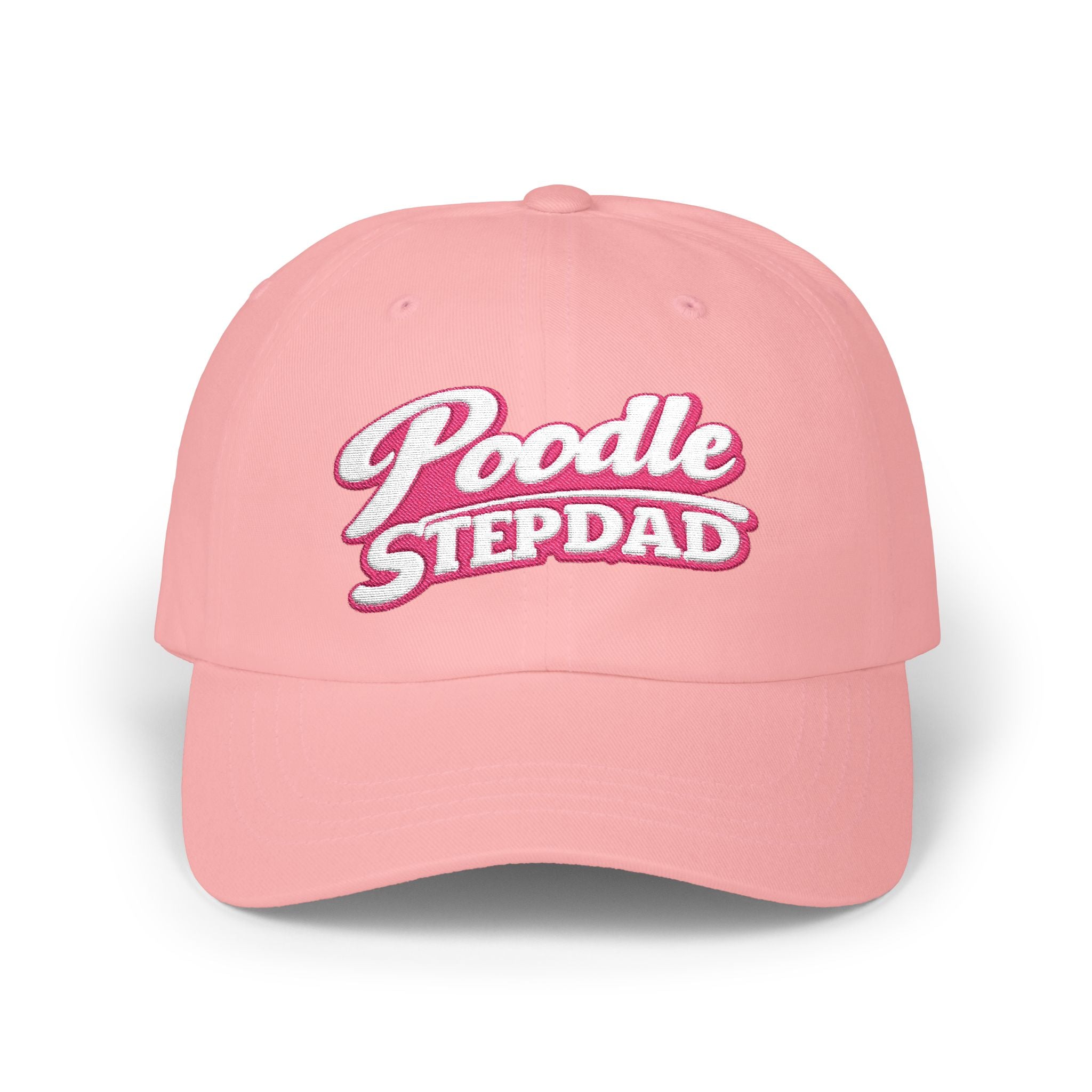 Poodle Stepdad Dad Cap — Embroidered Baseball Hat for Dog Lovers