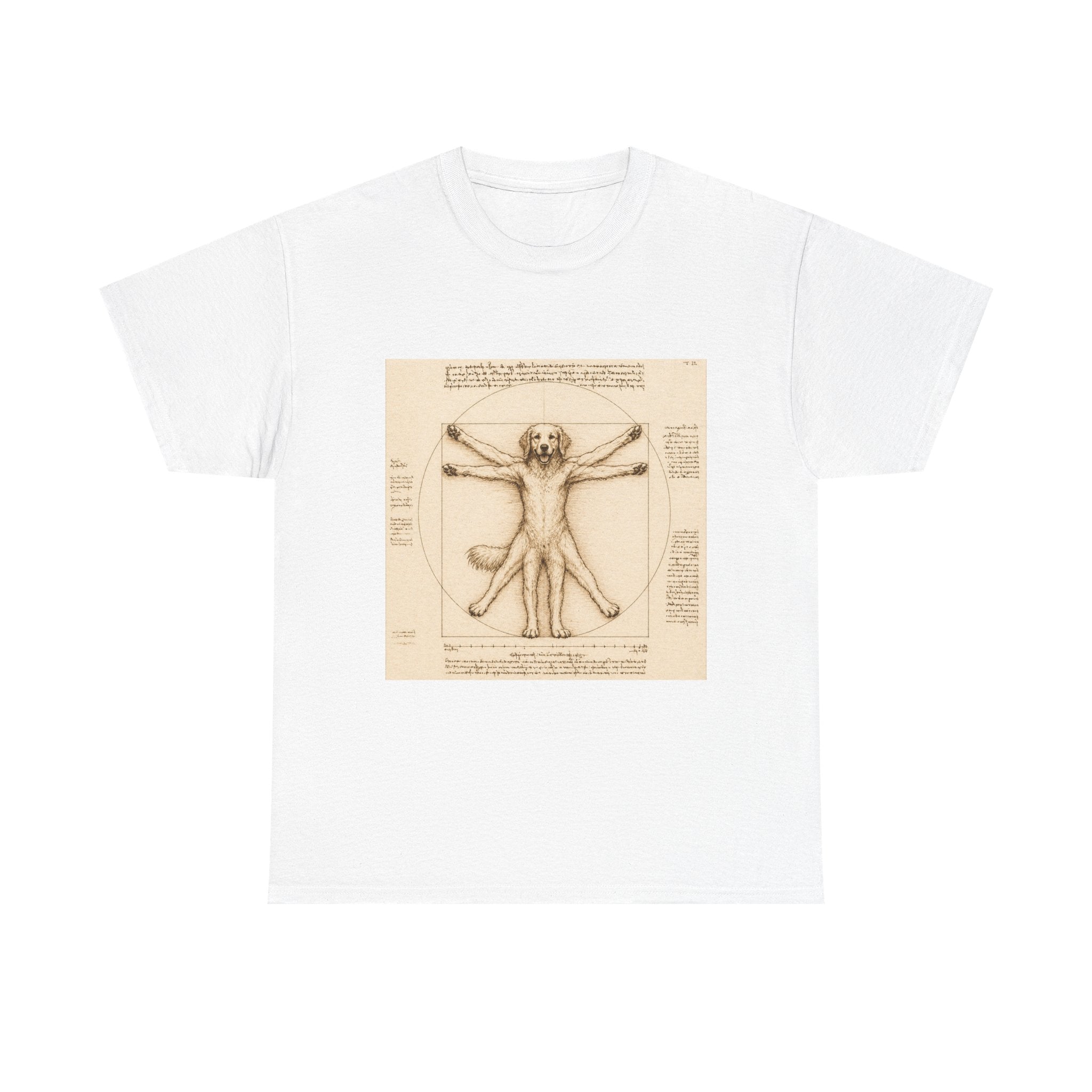 The Furtruvian Man -- Funny Shirt for Dog and Art Lovers