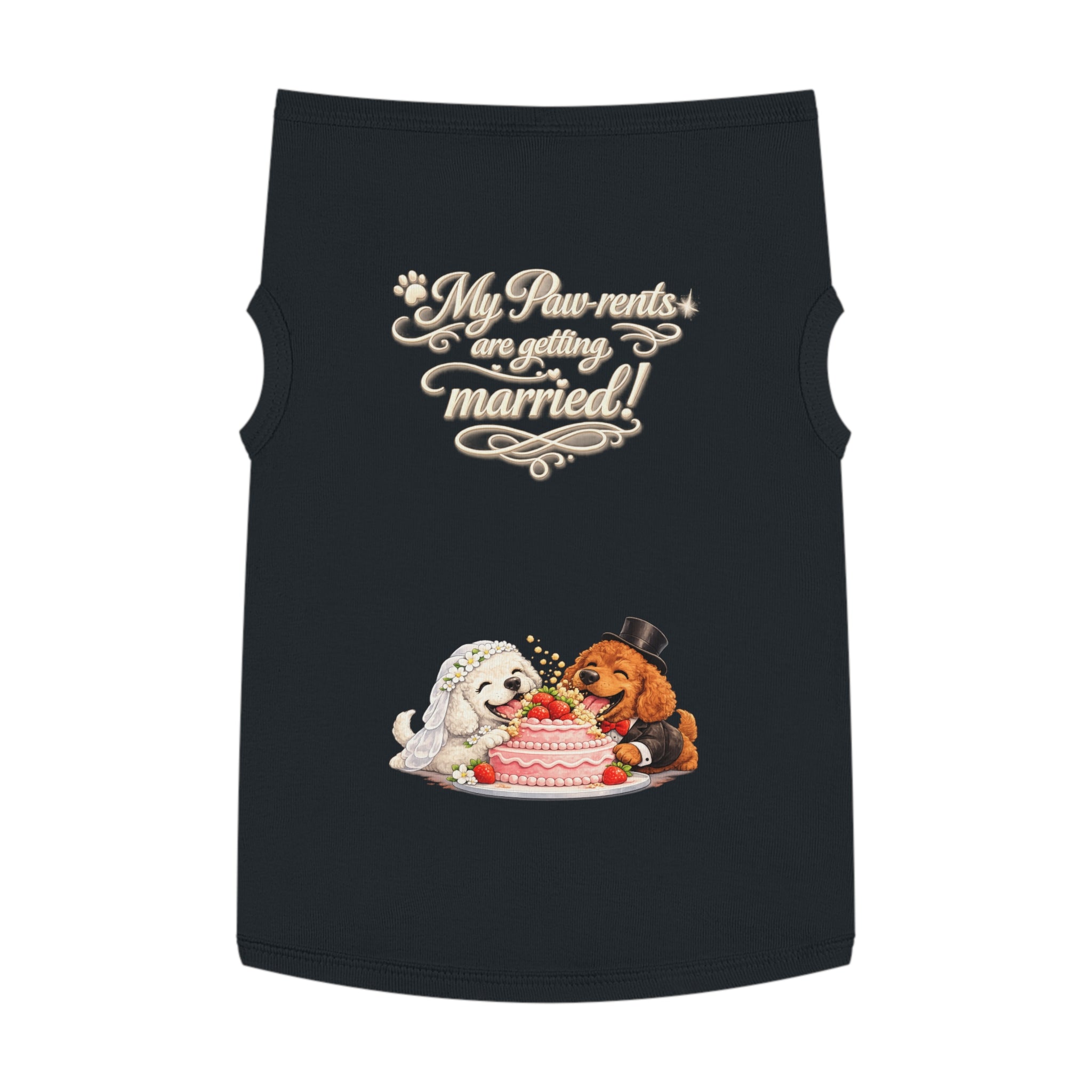 Engagement Gift for Dog Lovers -- My Pawrents Are Getting Married Dog Shirt Wedding Gift (Poodle)