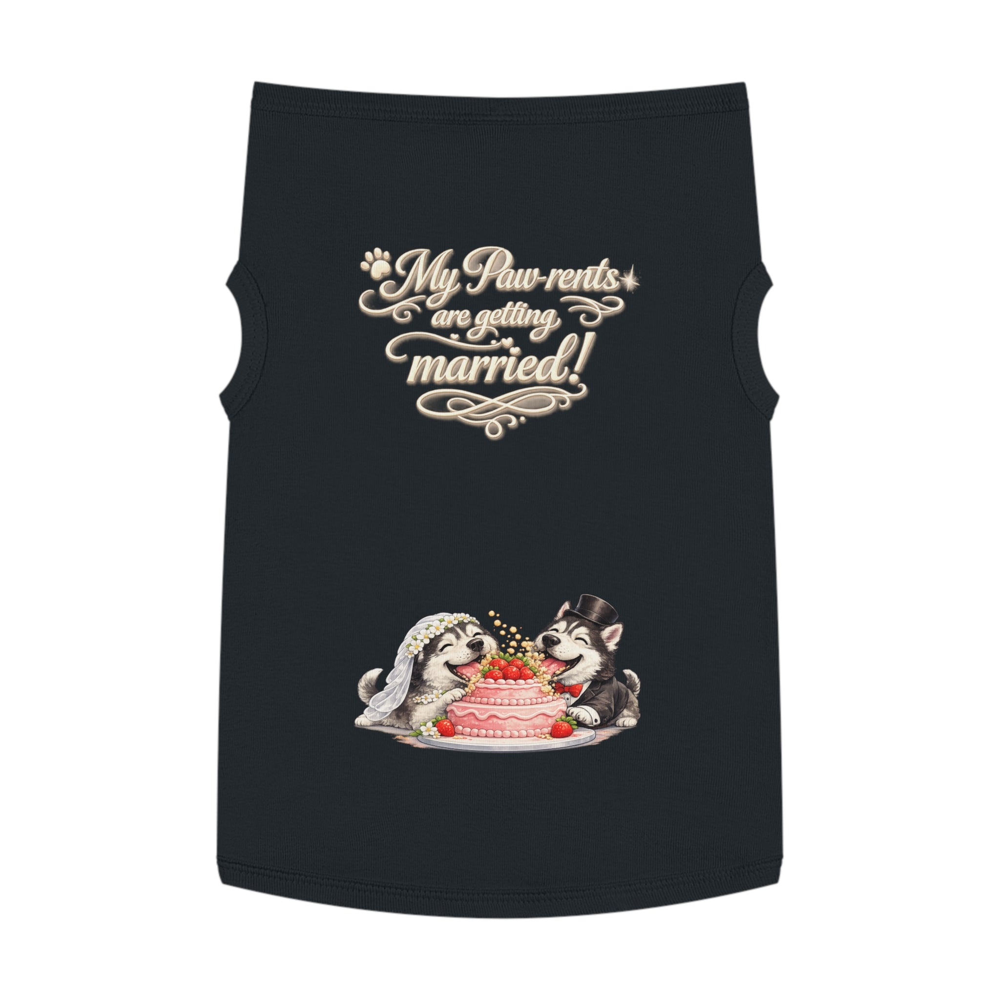 Engagement Gift for Dog Lovers -- My Pawrents Are Getting Married Dog Shirt Wedding Gift (Husky)