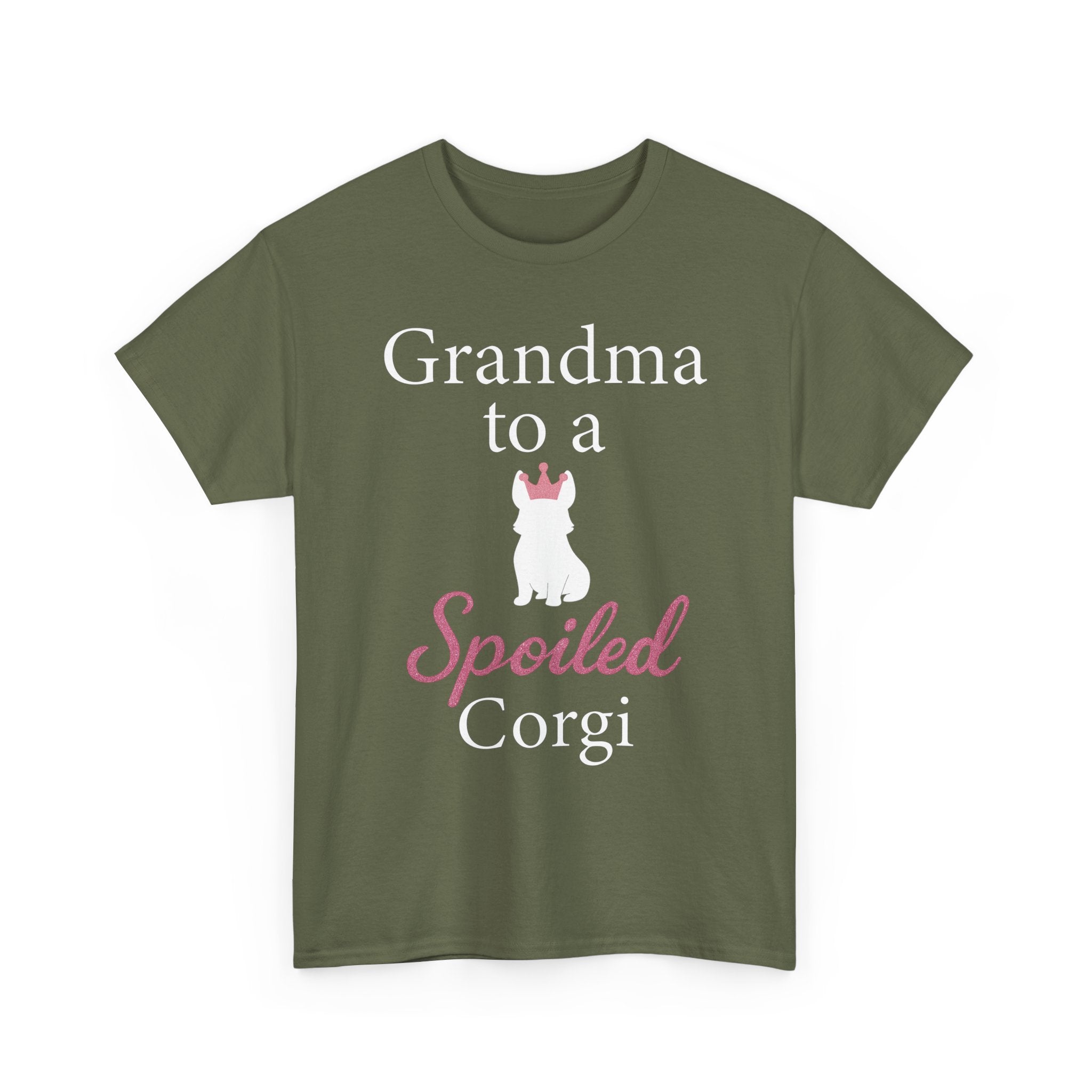 Grandma to a Spoiled Corgi T-Shirt — Funny Shirt for Dog Lovers