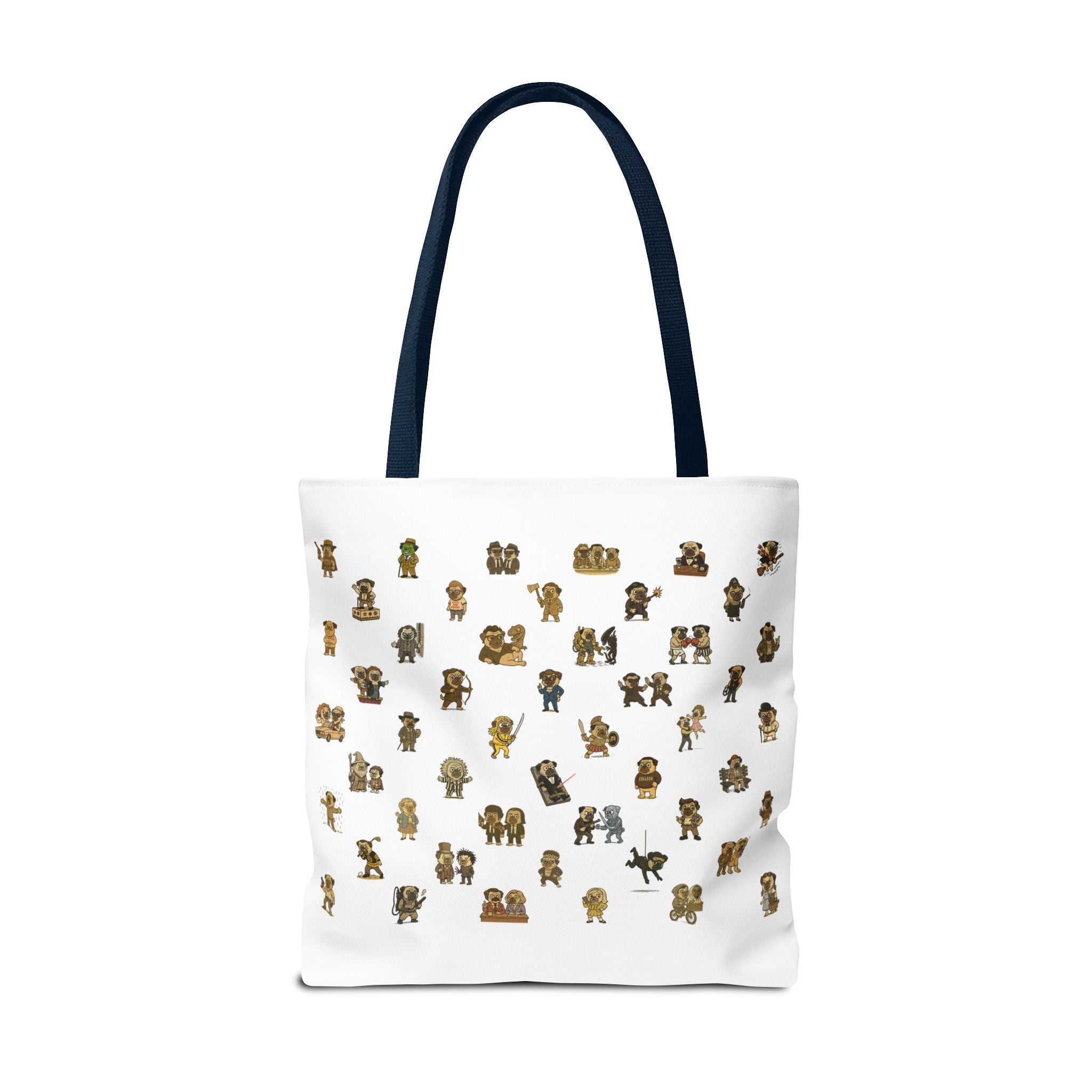 Movie Pugs Tote Bag – Hilarious Bag for Dog Lovers and Cinema Fans