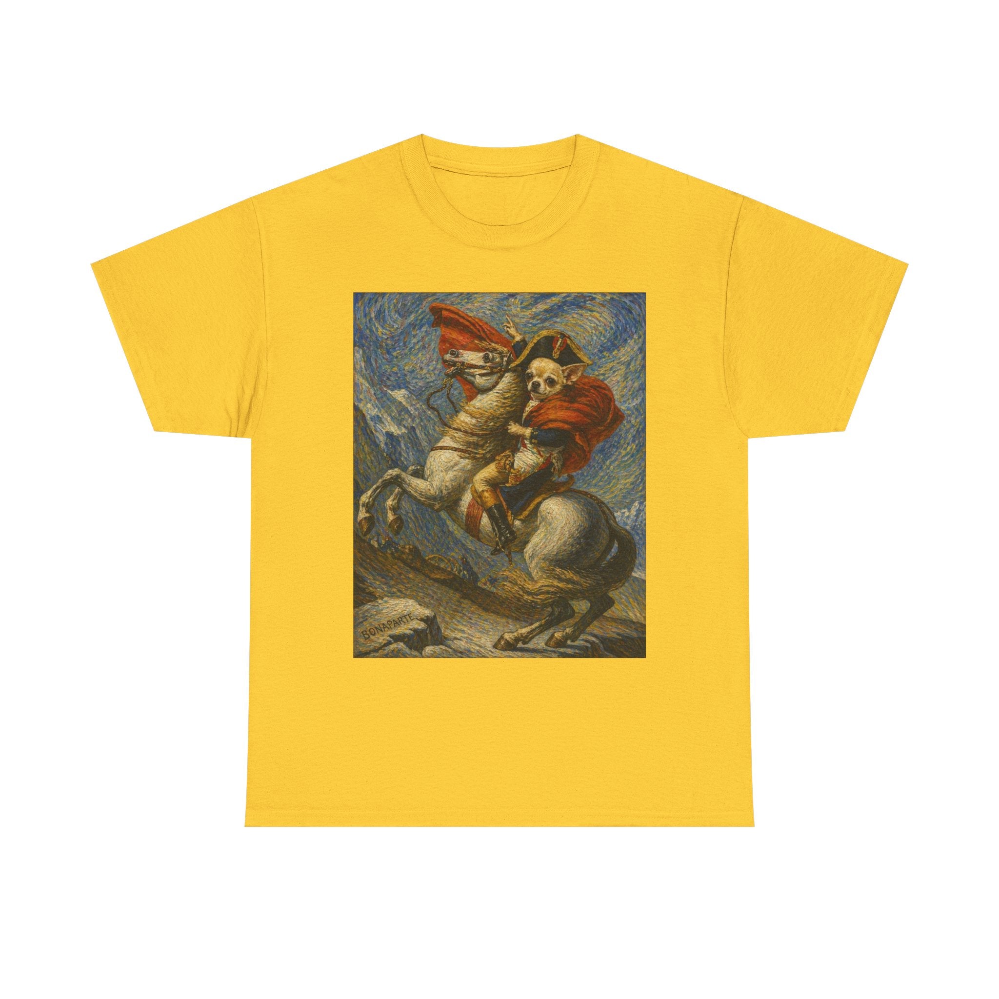 Na-pawlean Crosses the Alps -- Funny Shirt for Dog and Art Lovers