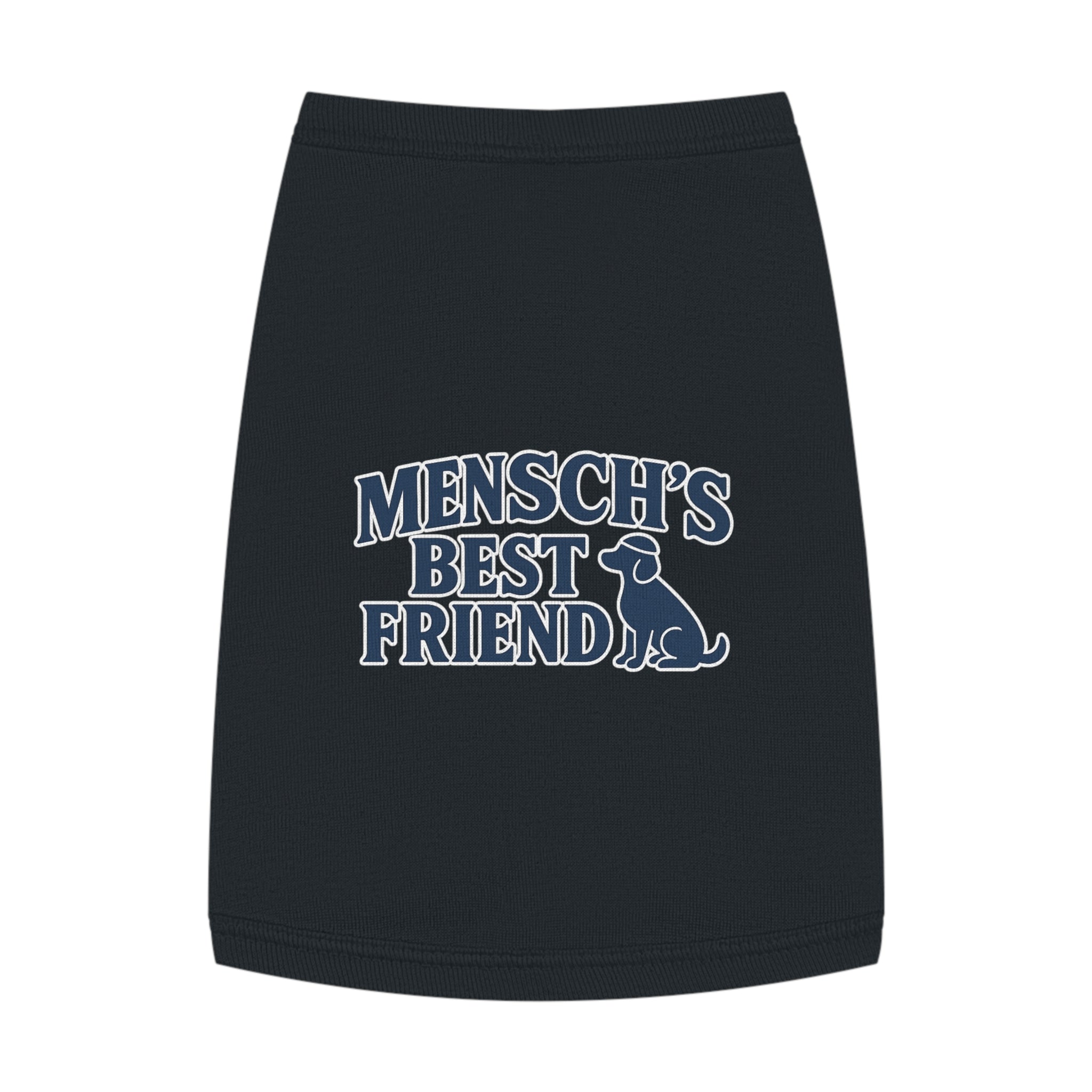 Mensch's Best Friend Dog Tank Top -- Funny Christmas Apparel for Dogs