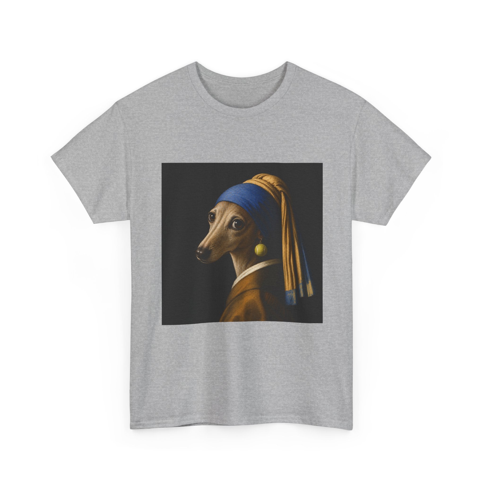 The Girl With the Fuzzy Earring -- Funny Shirt for Dog and Art Lovers